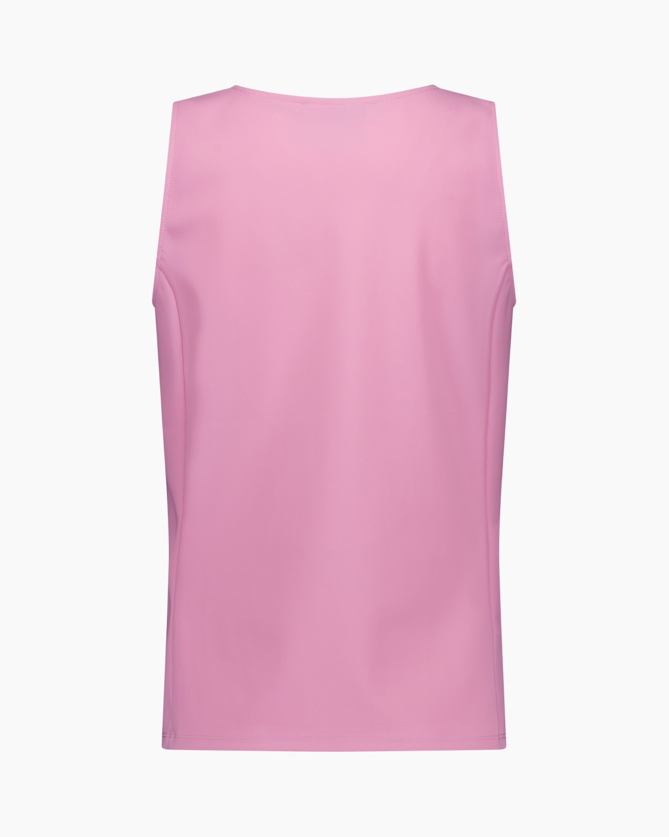 tanktop, zonder mouwen, roze, effen kleur,  casual kleding