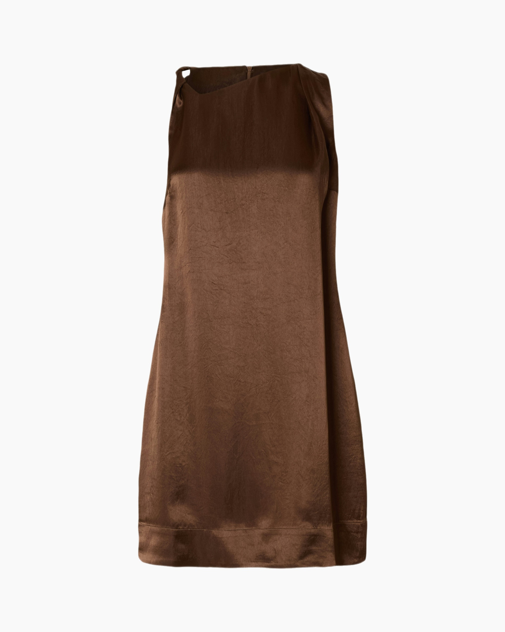 Jurk Elina Sl Short Twist Dress B Bruin