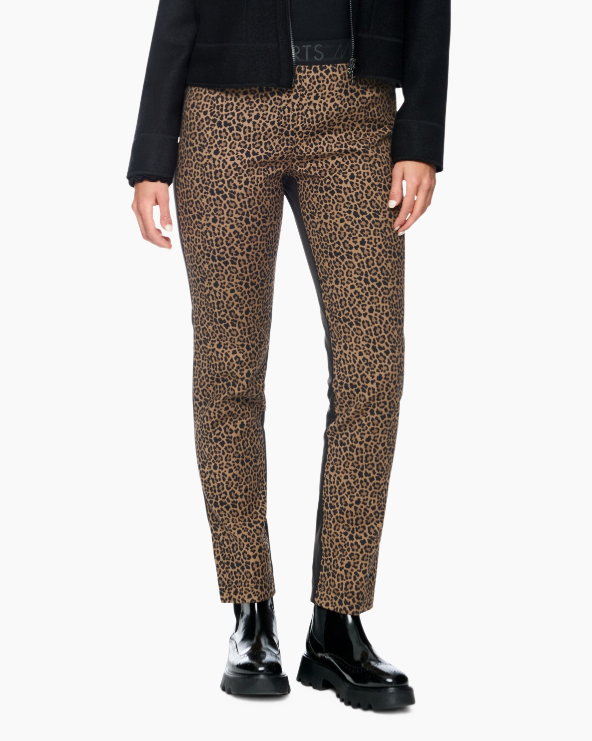 Broek Zs 81.41 W29 Bruin dessin