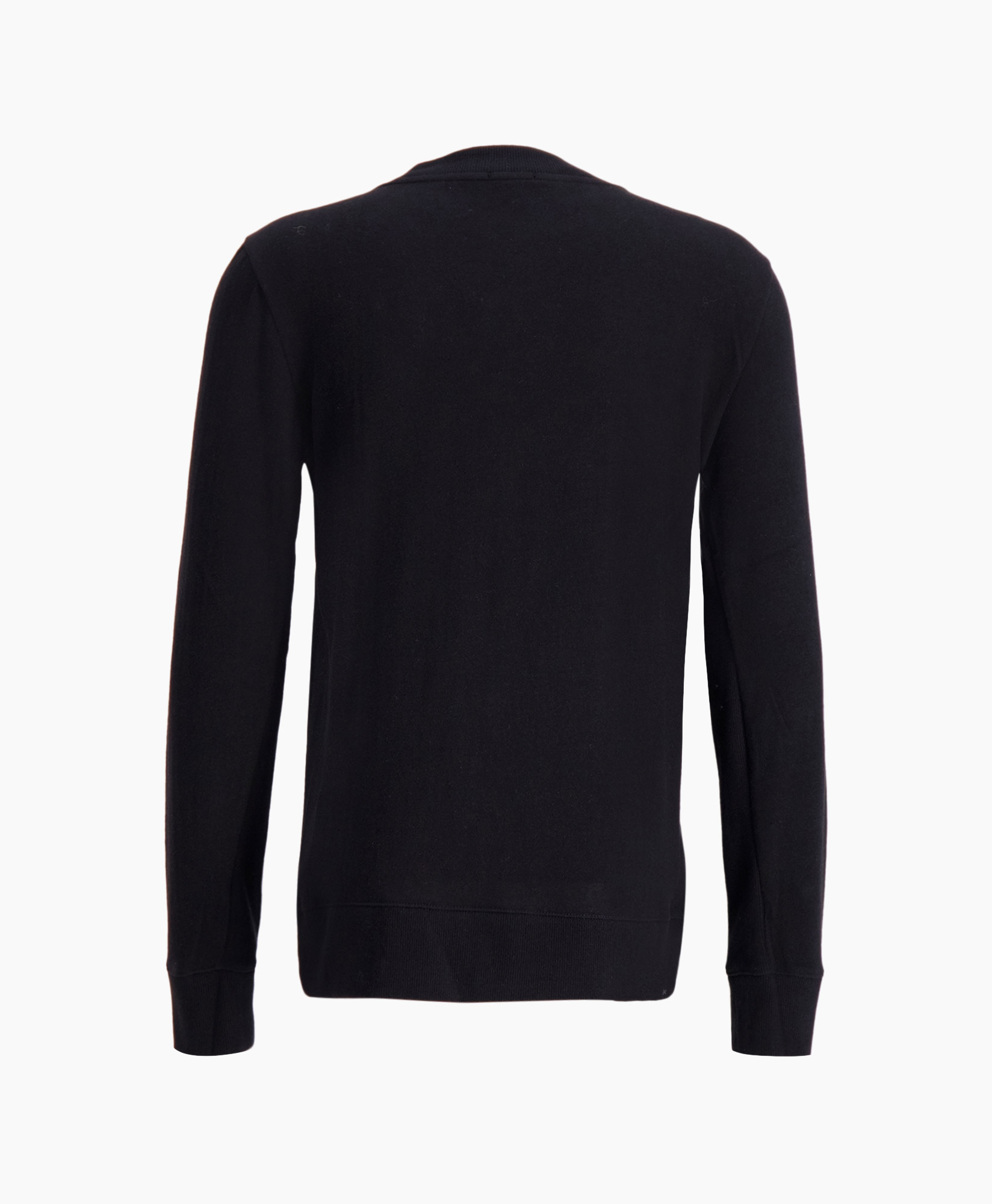 Denham Coat Roger Crew Neck Cmj Zwart