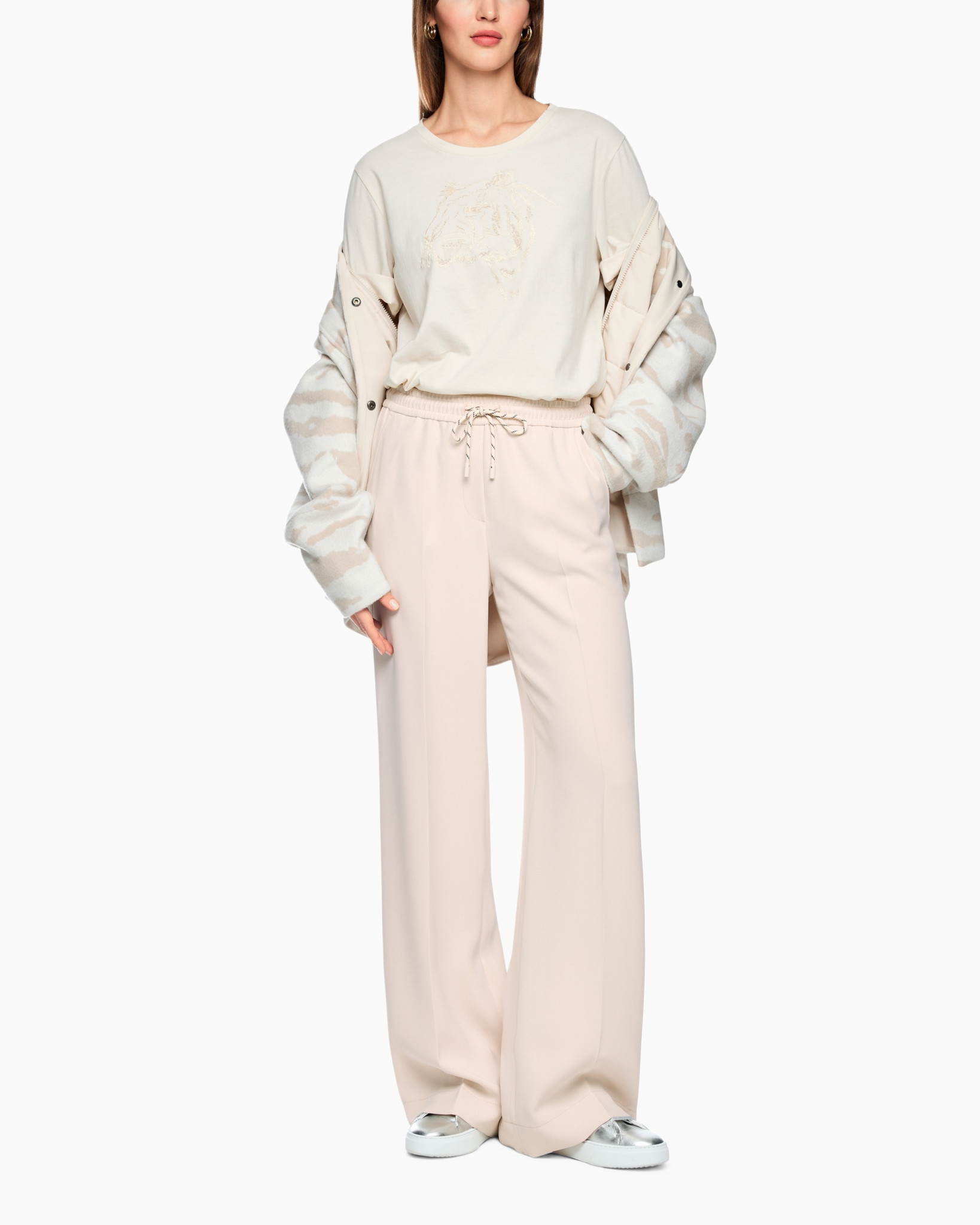 Long Sleeve, Linen, Person, Coat, Pants