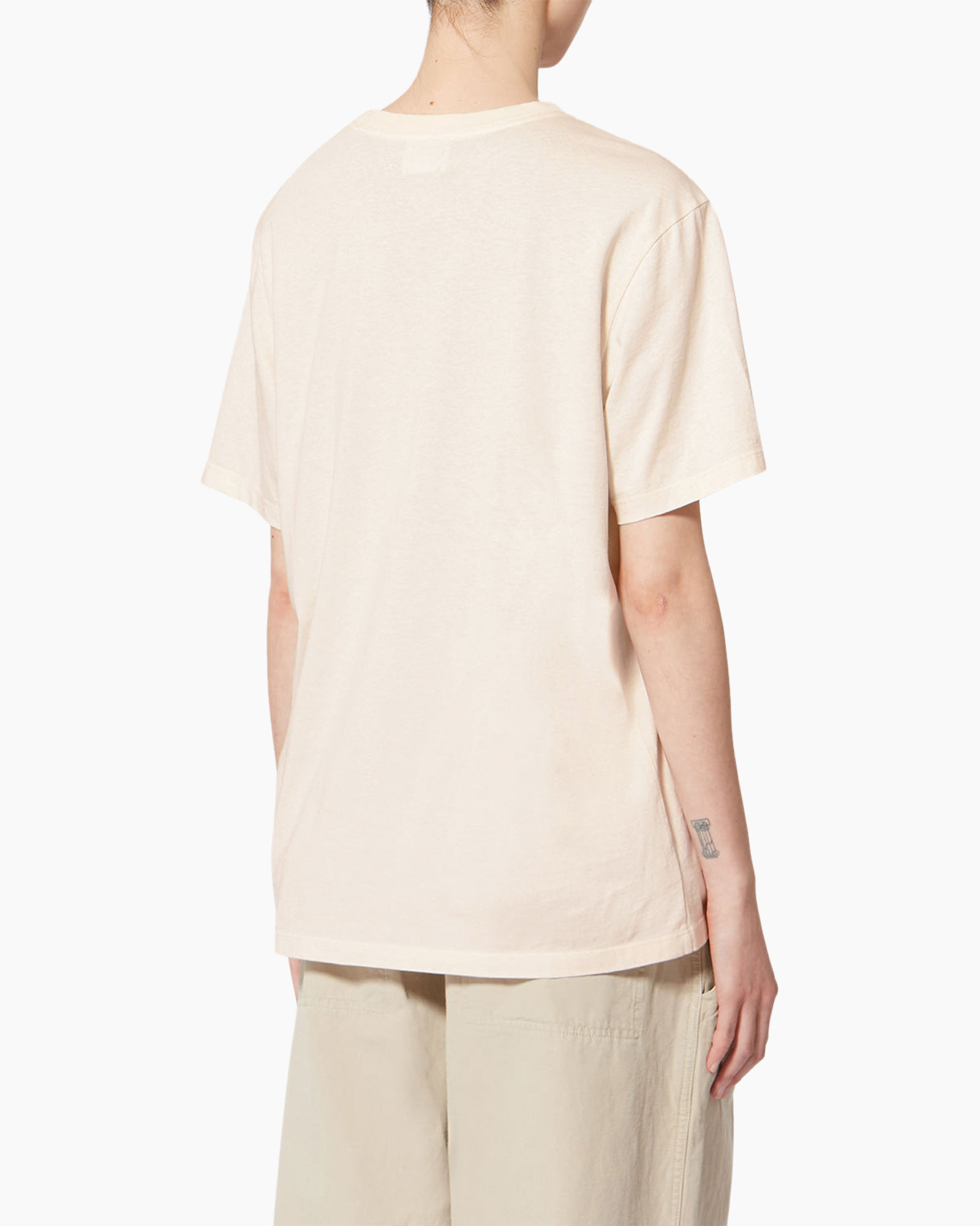 T-shirt Korte Mouw Zewel-gb Ecru