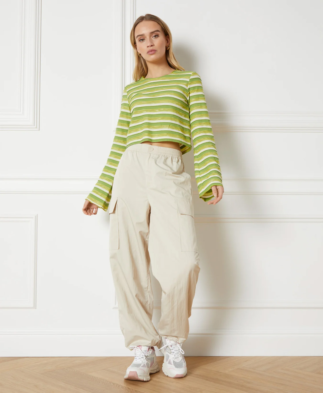 Refined Department T-shirt Piper Groen