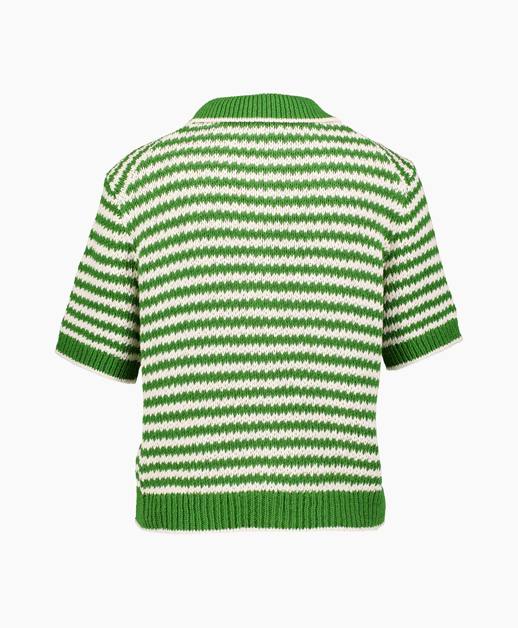 Vest Cardigan Short Sleeve Groen