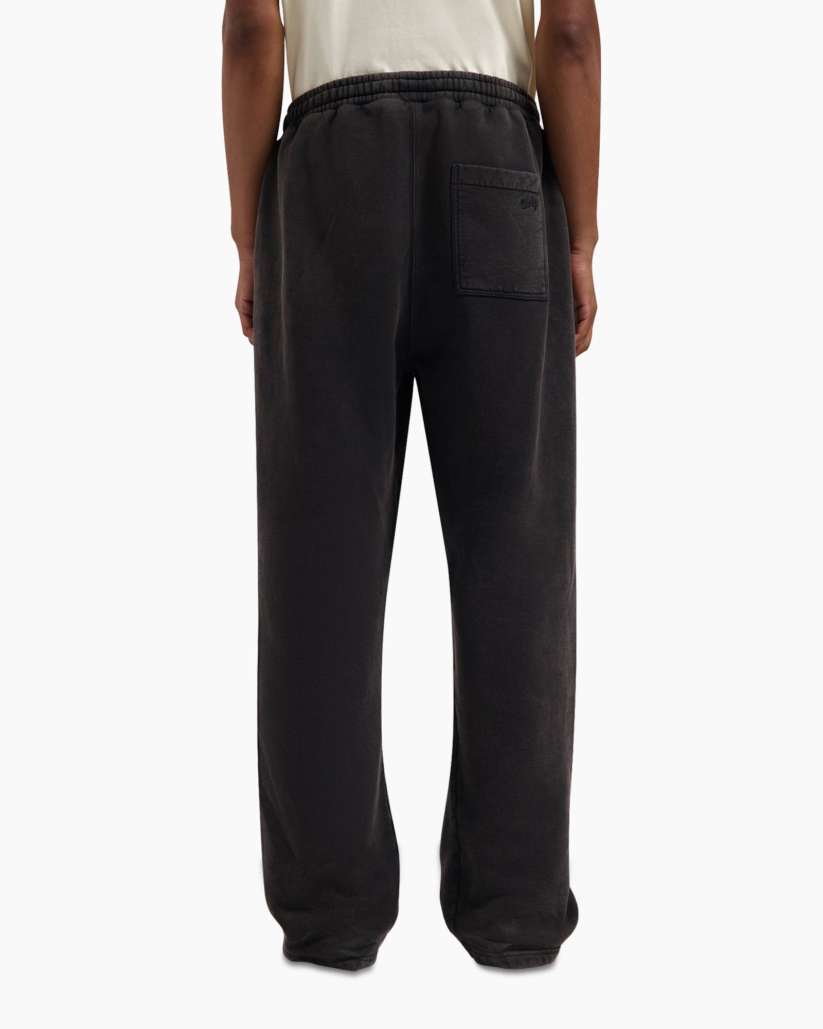 Joggingbroek Washed Signature Straight Leg Grijs