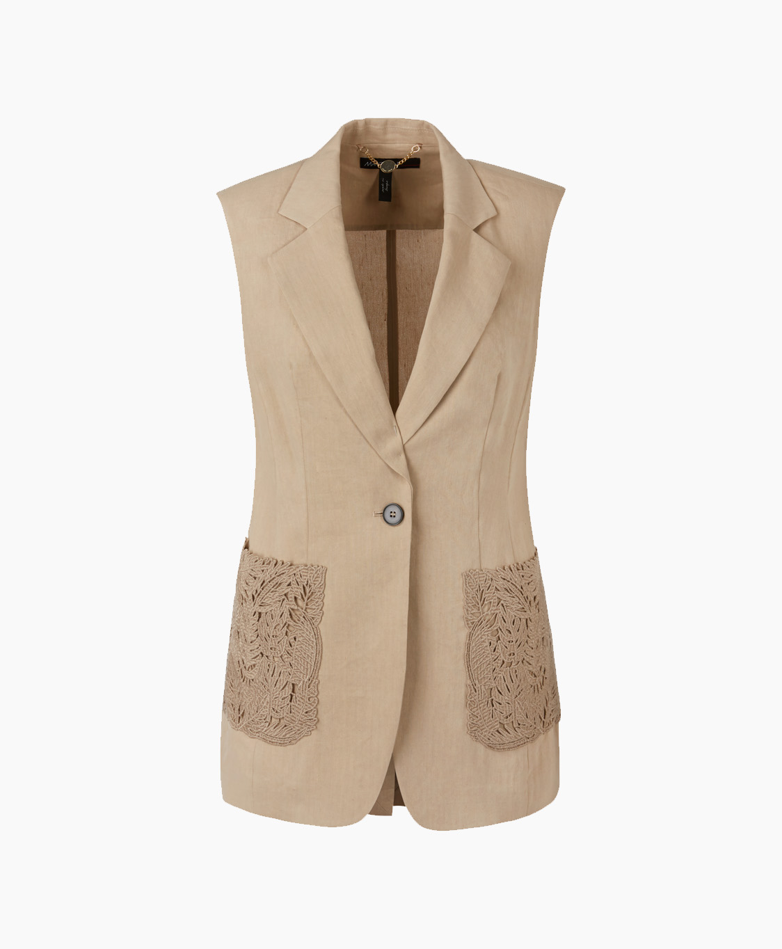 Marccain Collectie Vest Uc 37.05 W47 Beige