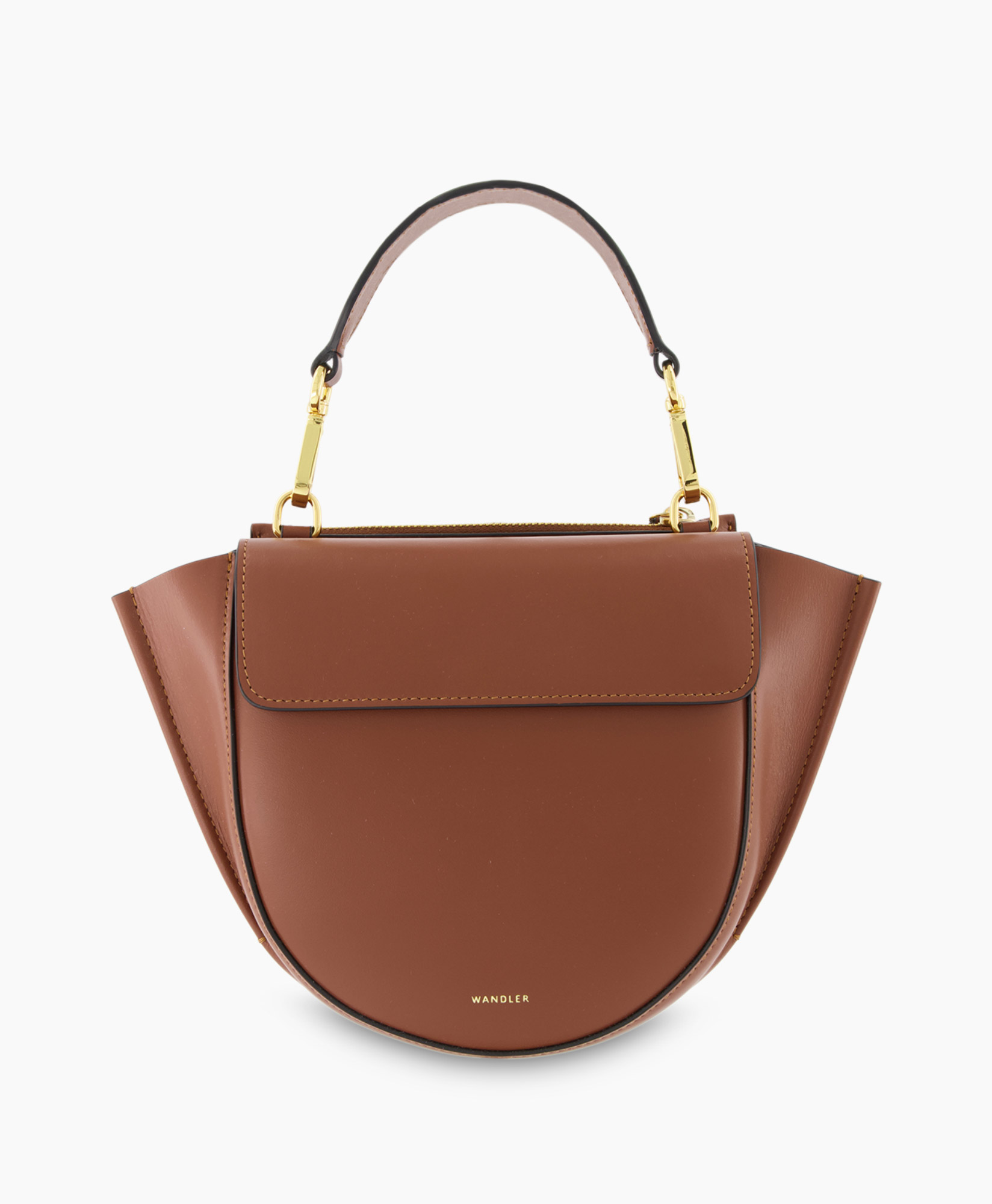 Wandler Tas Hortensia Bag Mini Bruin