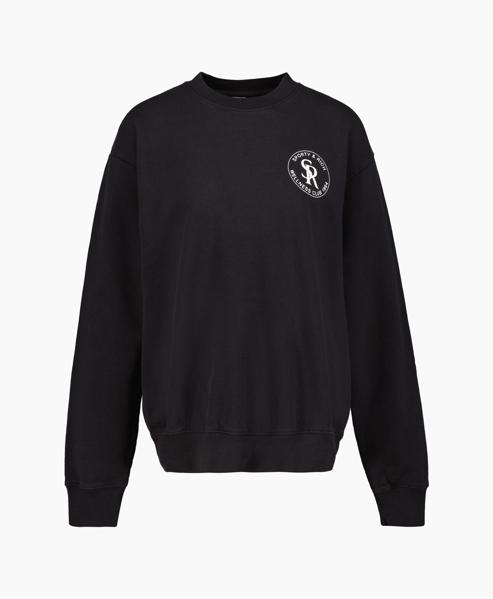 Sporty & Rich Pullover Cr651fb Zwart