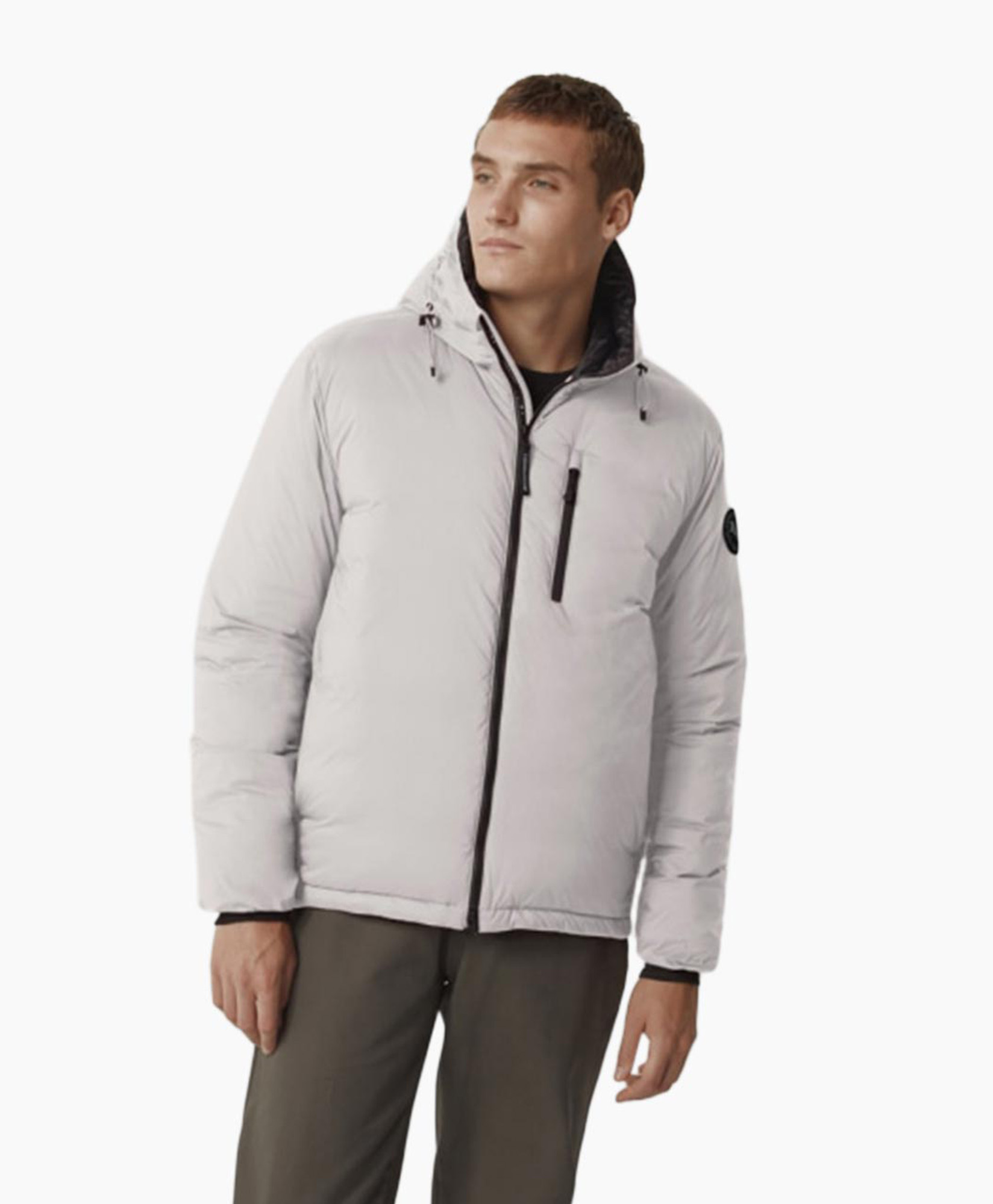 Canada Goose  Gewatteerde Jas Lodge Hoody Grijs