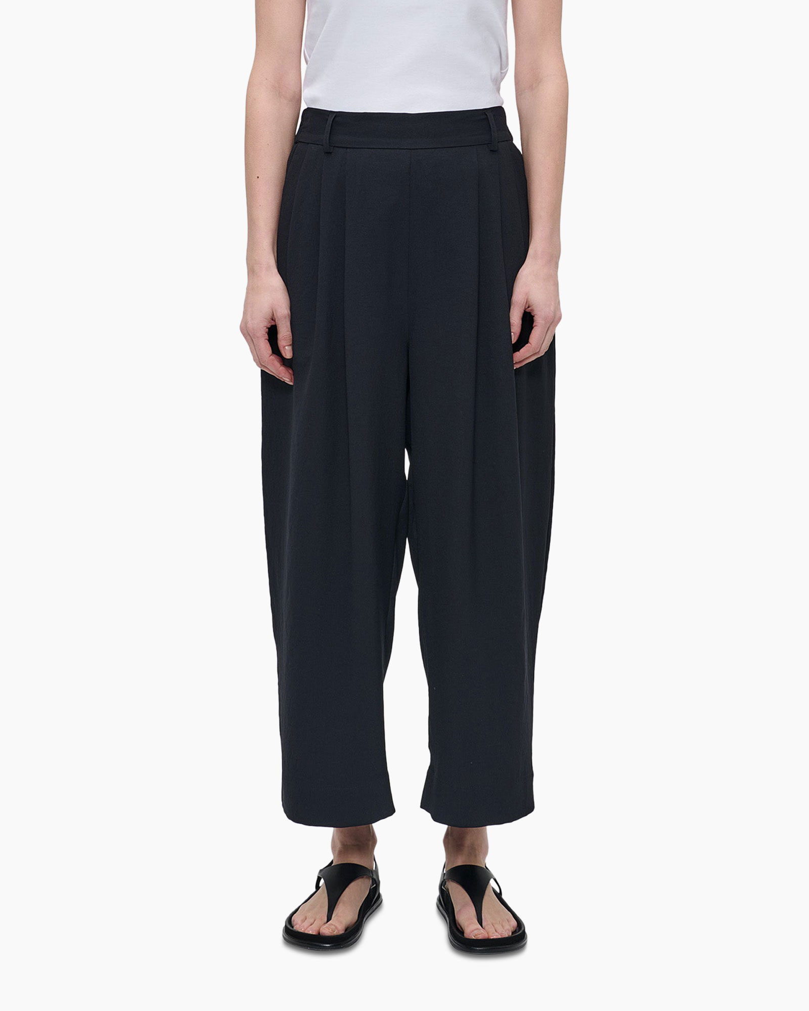 Pantalon Fluid Crepe Joan Zwart
