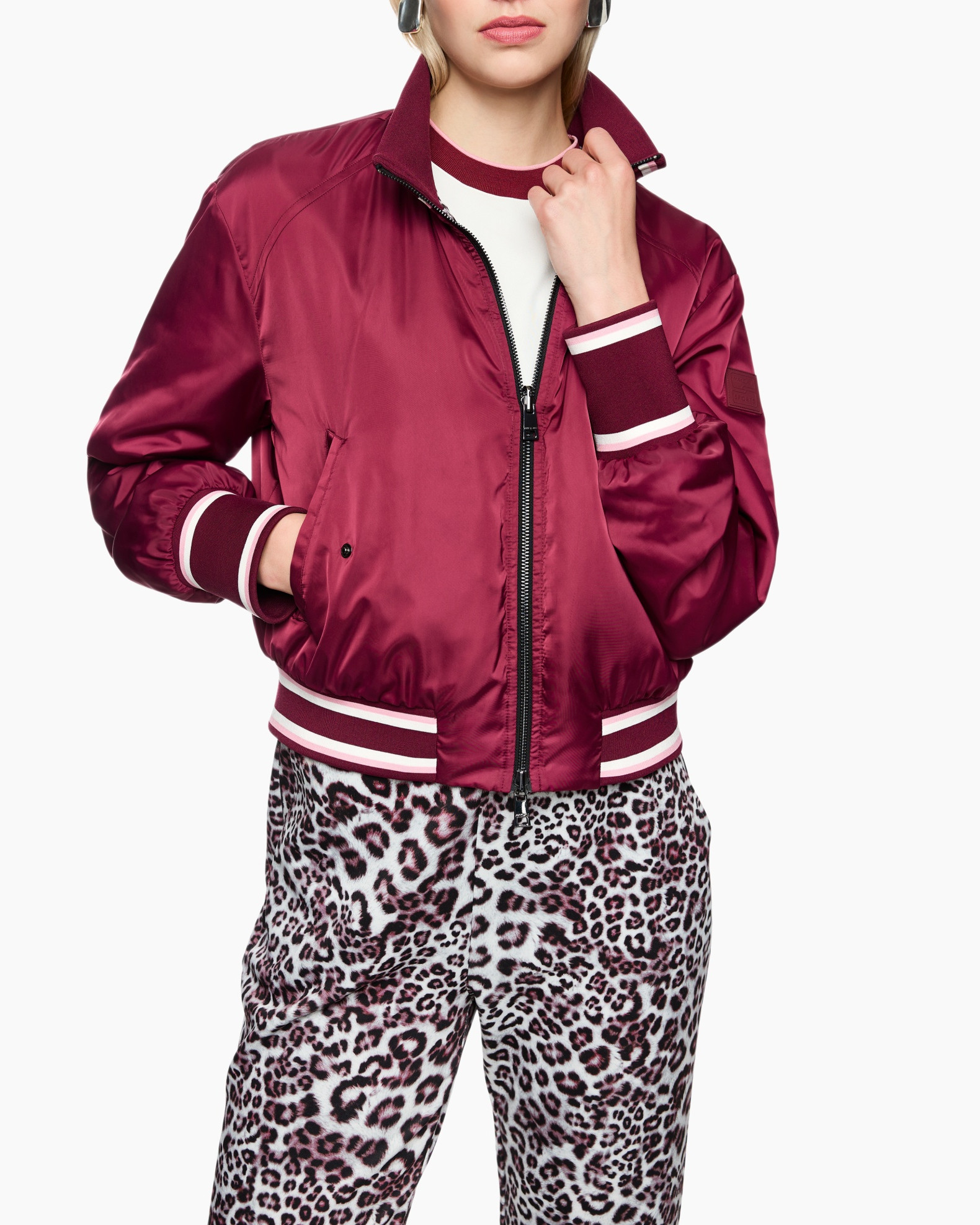 Clothing, Coat, Jacket, Maroon, Pants