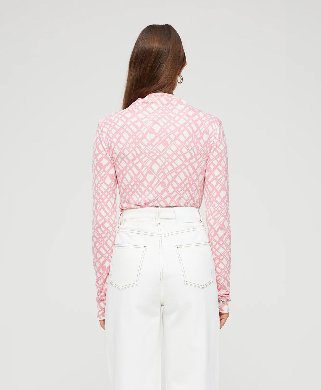 Top Labyrinth Print Pink