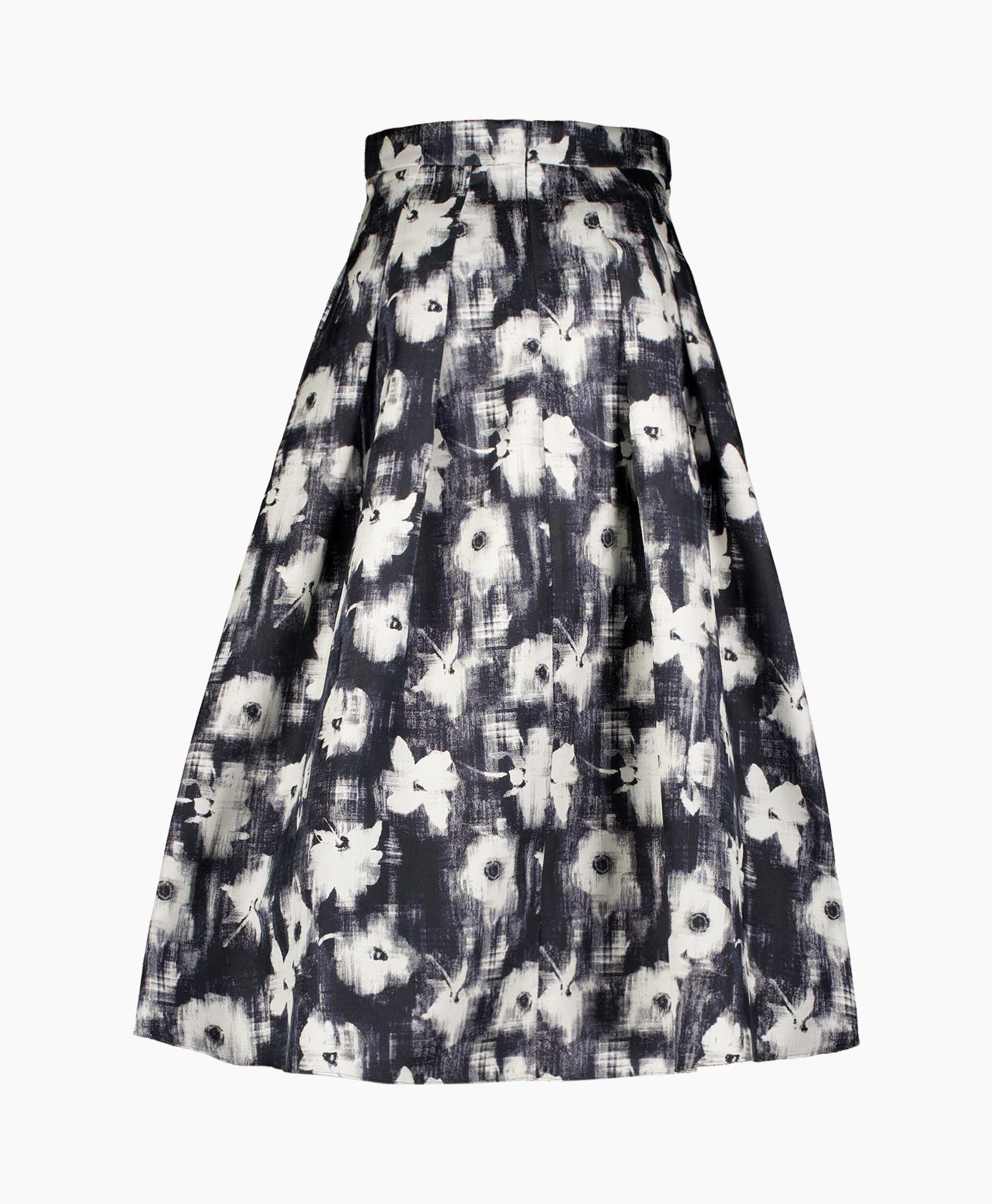 Midi Rok Cupola-nllm11 Donker Blauw