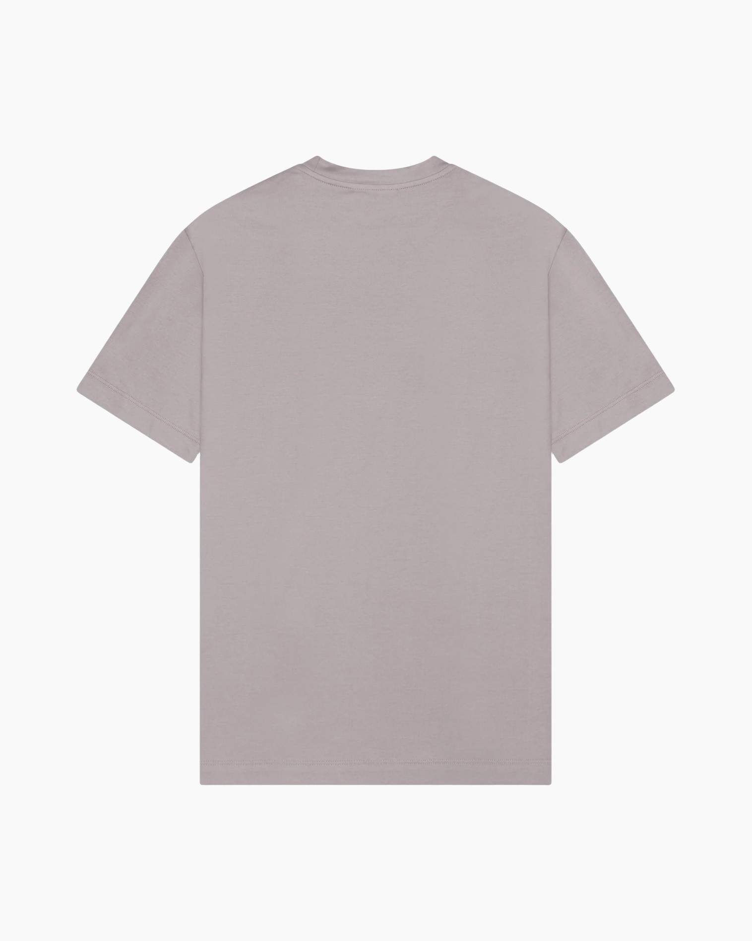 t-shirt, korte mouwen, éénkleur, lichtgrijs, katoen