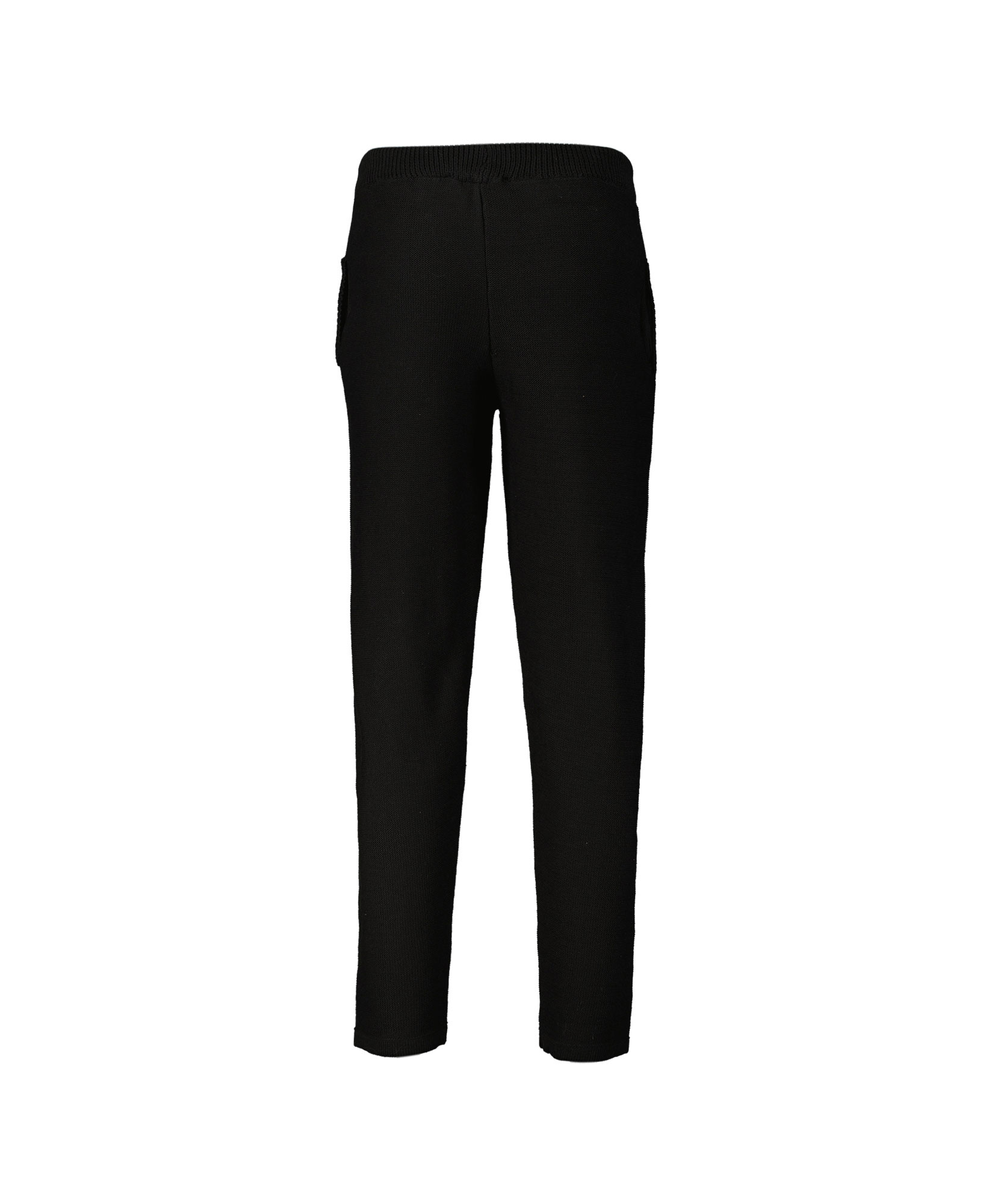 Flaneur Homme Joggingbroek Knitted Pants Zwart