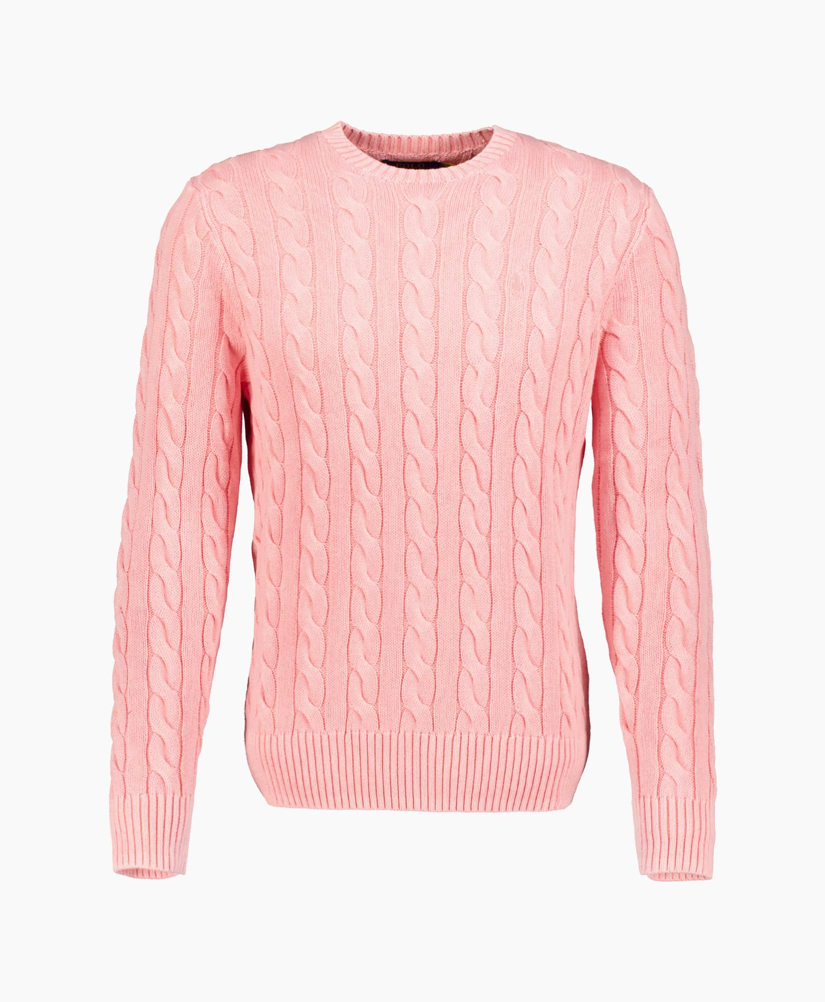 Pullover Cotton Cable Knit Rose