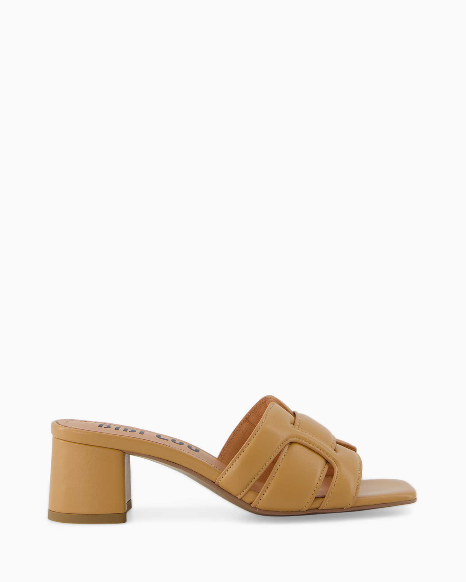 Pump Kid Leather Camel