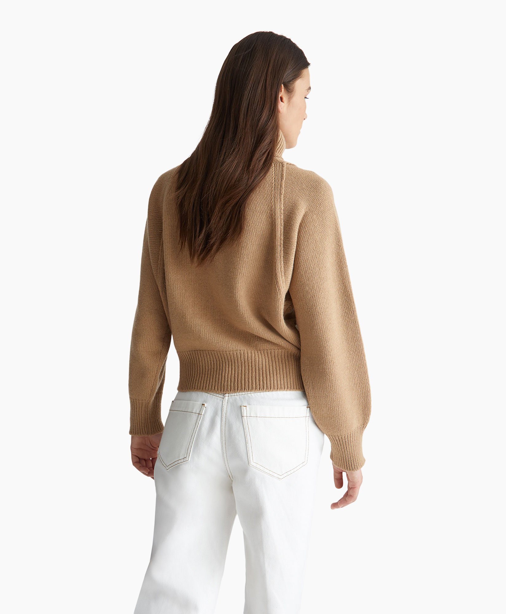 Liu Jo Gebreide Trui Maglia Chiusa M/l Raglan Beige