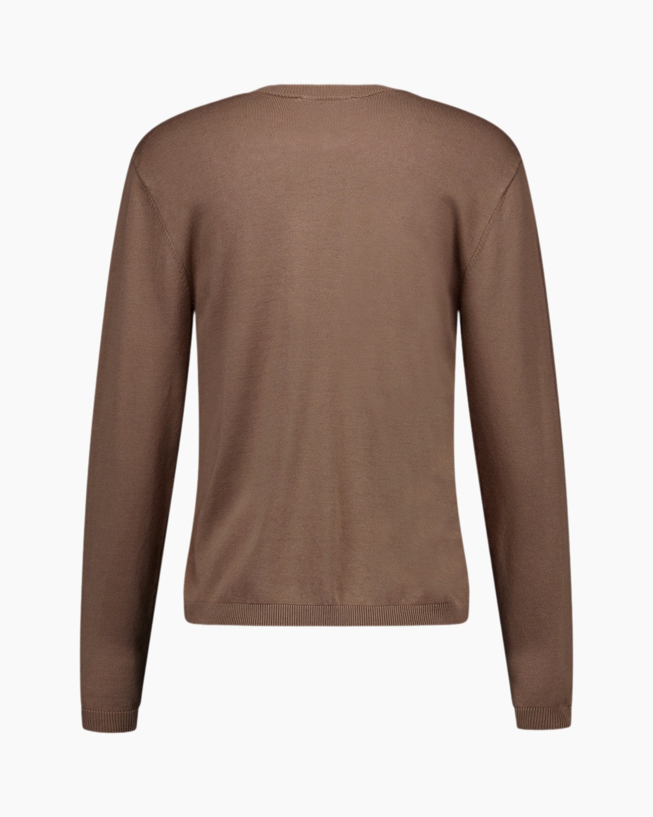 cardigan, knopslair, bruin, gebreid, langemouwig