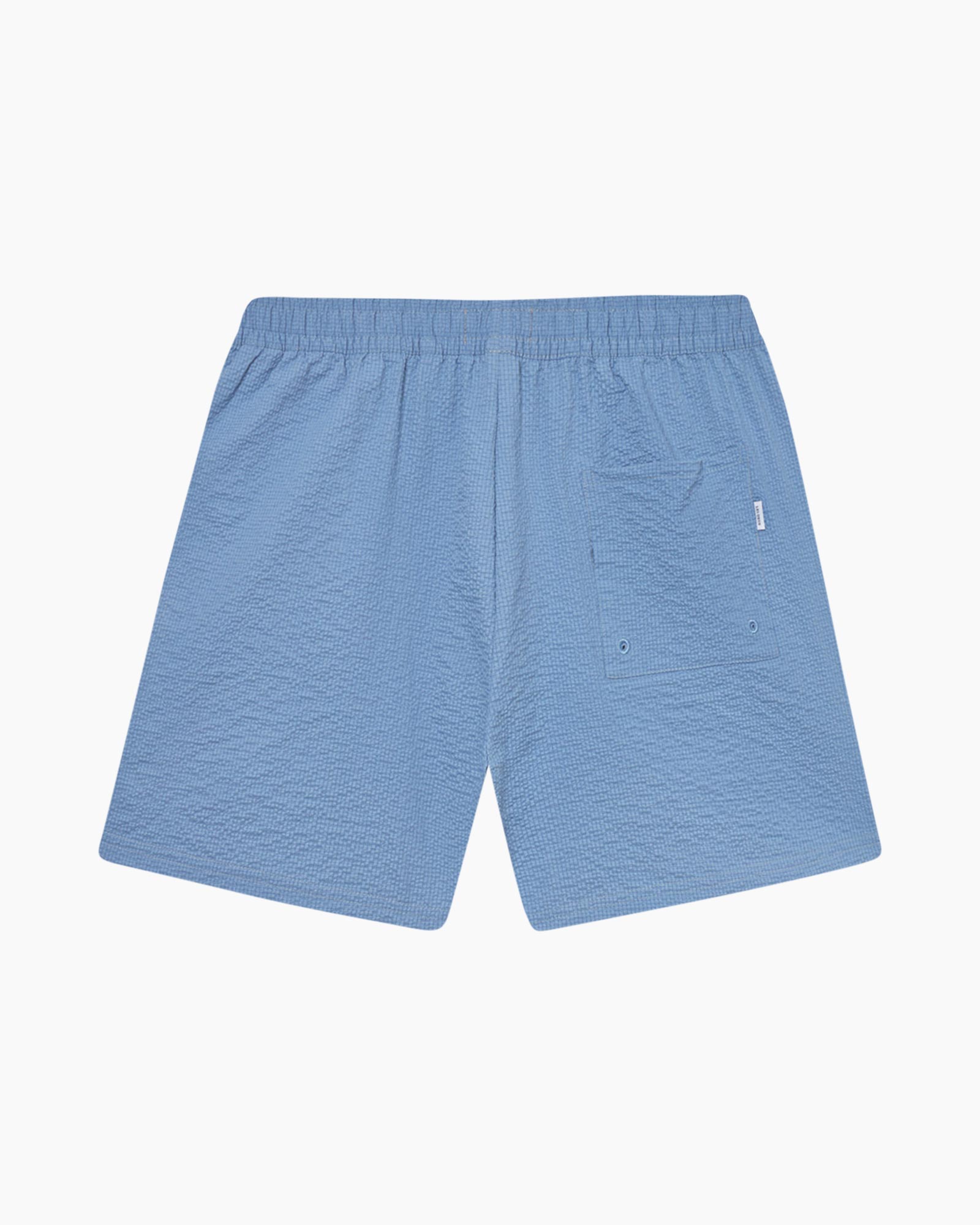 Korte Broek Stan Seersucker Blauw