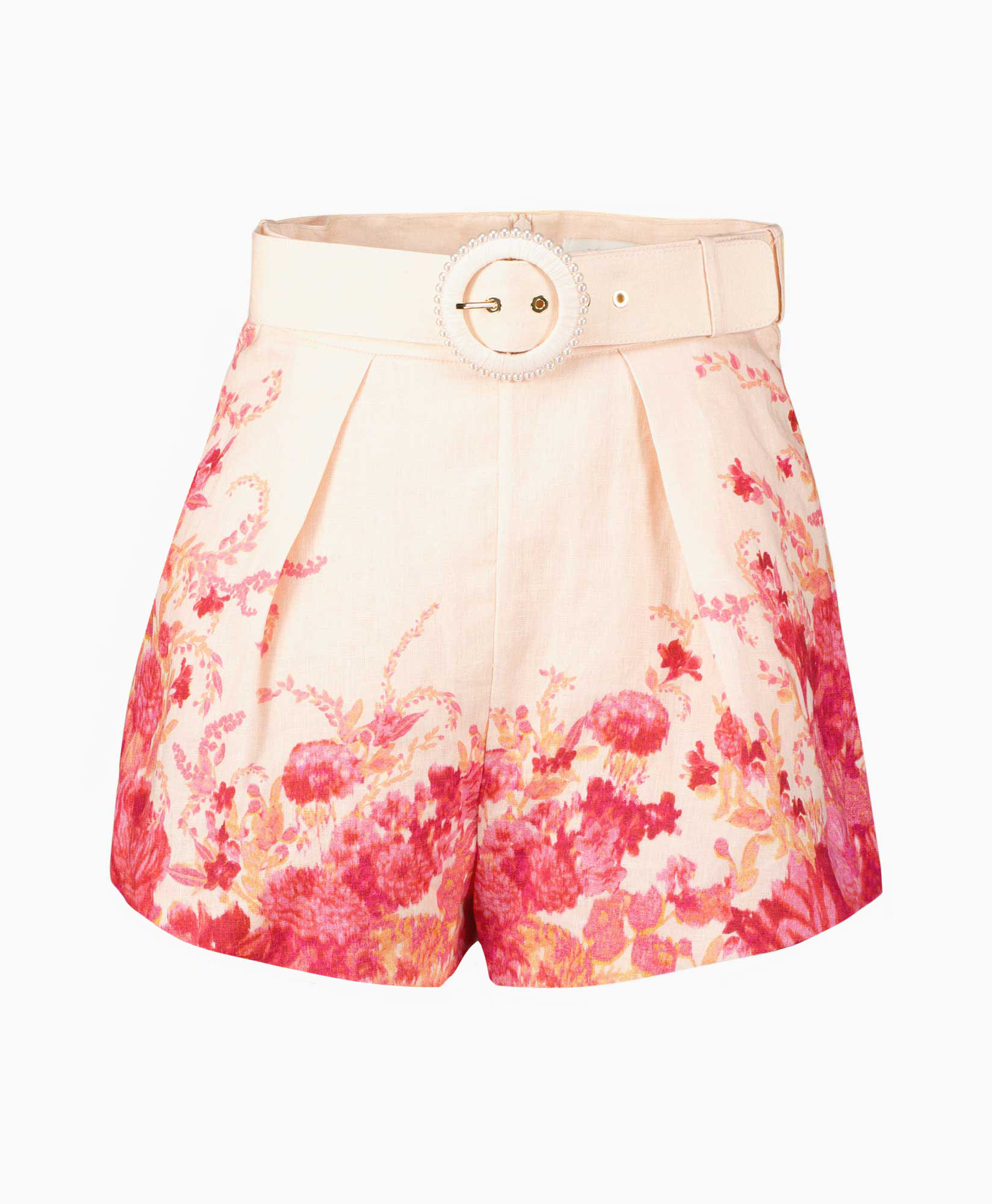 Zimmermann Blouse High Tide Tuck Rose