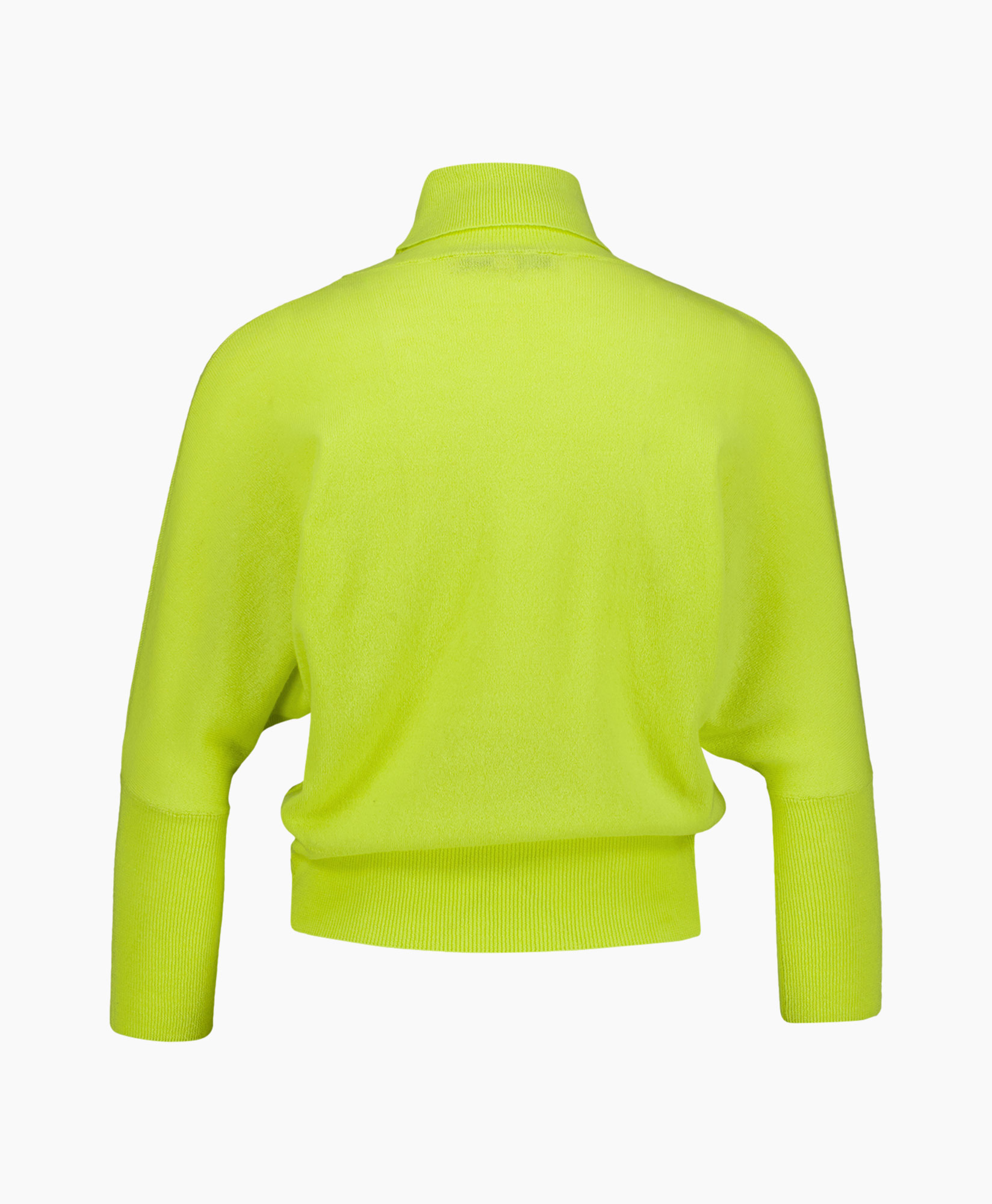 turtleneck, trui, neon, lange mouw, brei