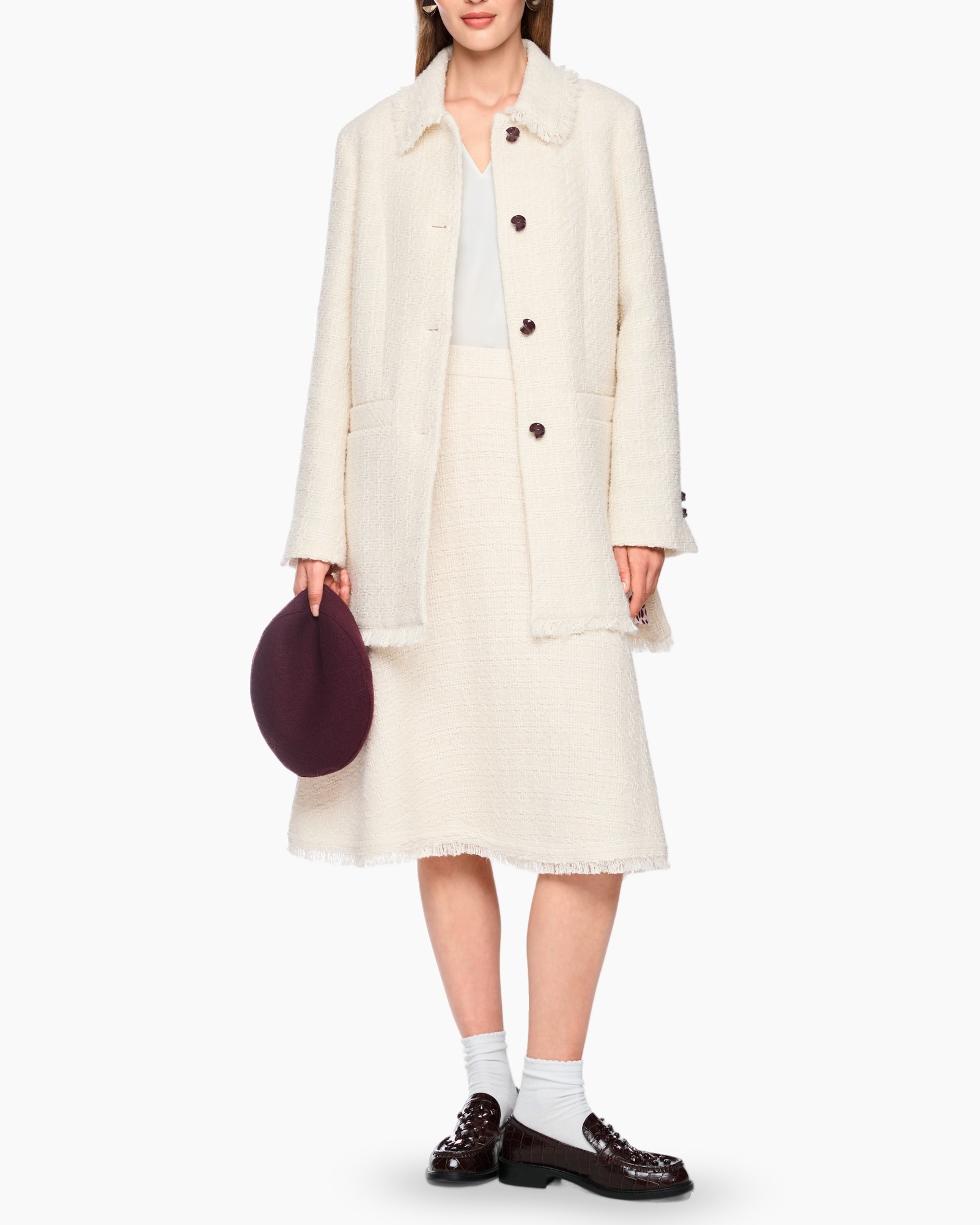 jassen, tweed, kleding