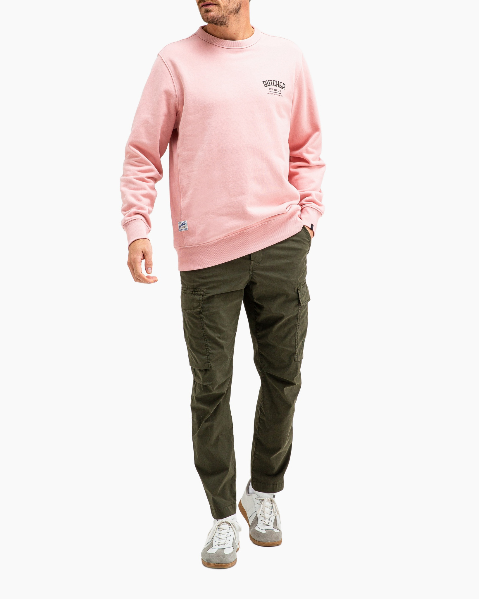 Sweater Army College Crew Rood