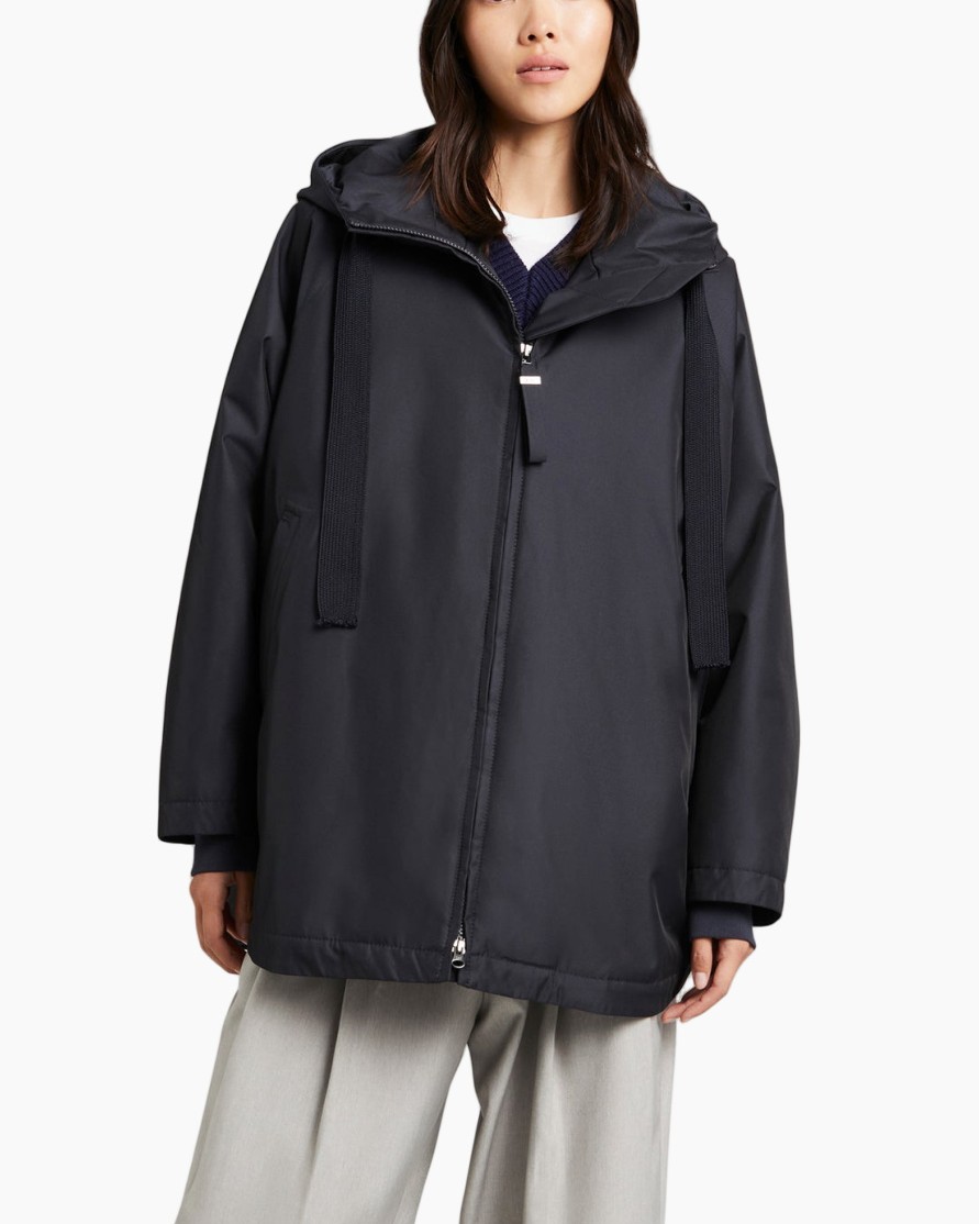 jas, anorak, kapstop, rits, donkergrijs
