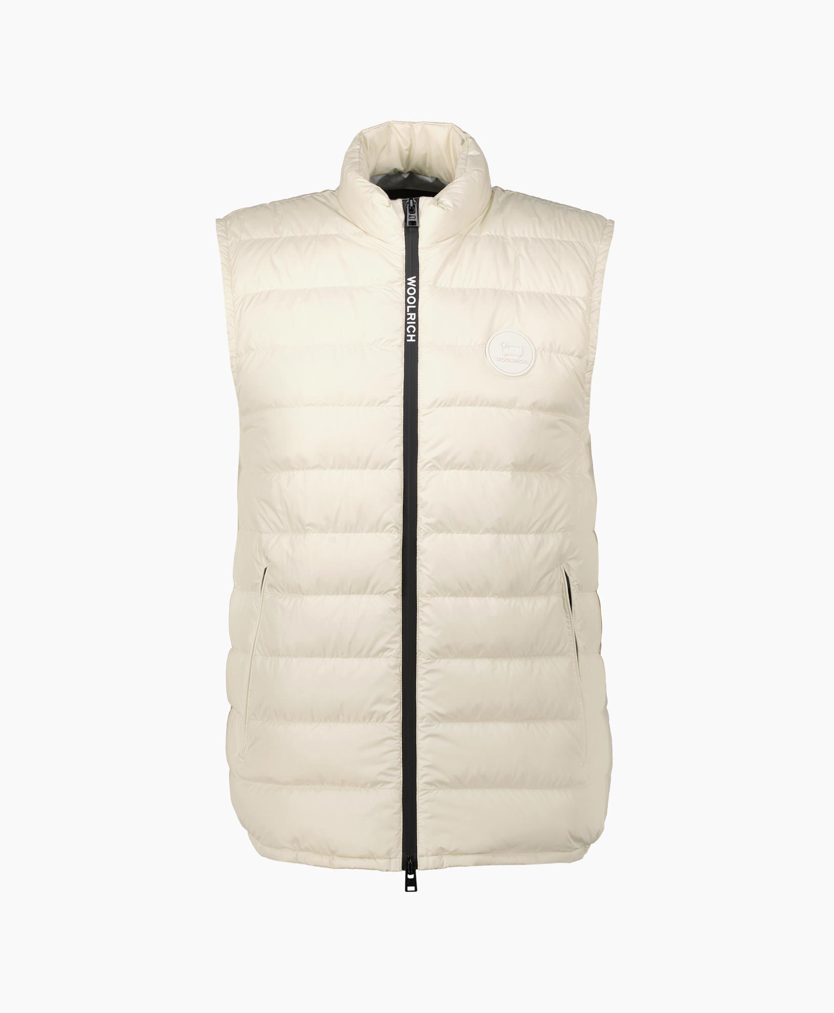 Verslagen Wrok Encommium Woolrich Bodywarmer Sundance Beige