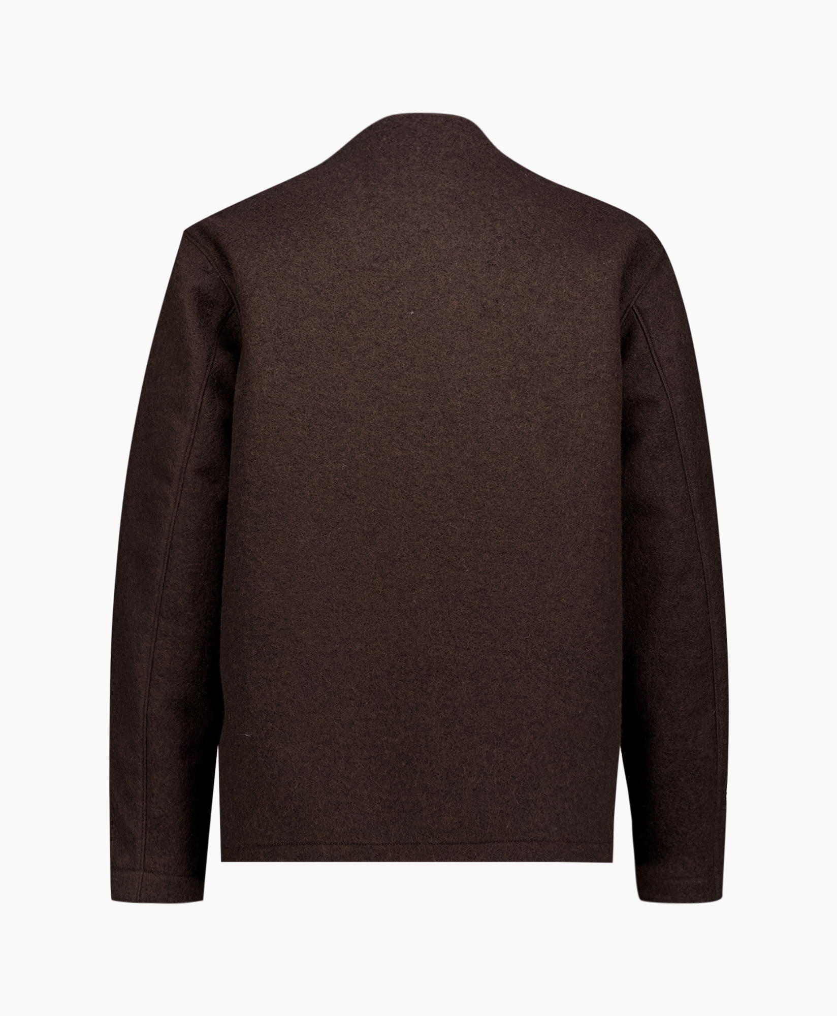 Parka Marina Felted Wool Polyester Blauw