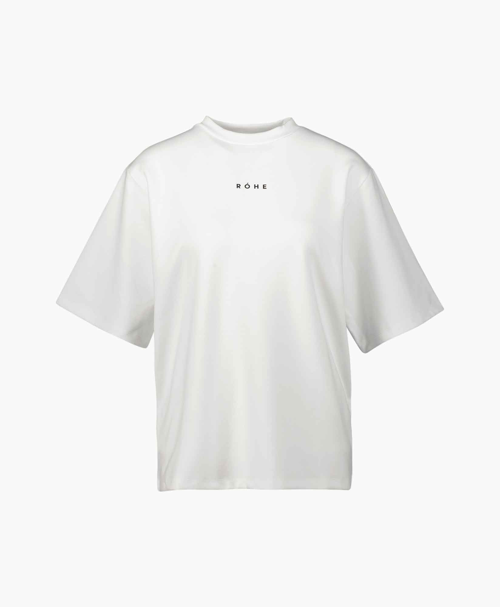Róhe T-shirt Korte Mouw 406-20-069 Wit