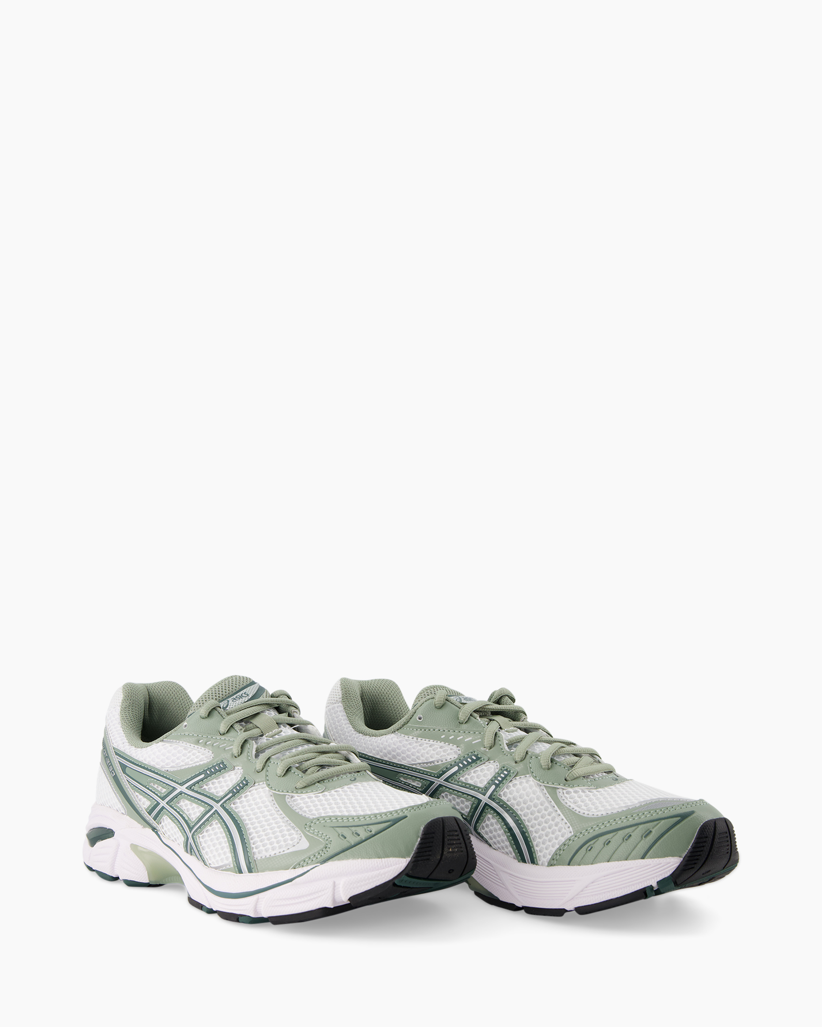 hardloopschoen, mesh, groen, wit, athletische schoen