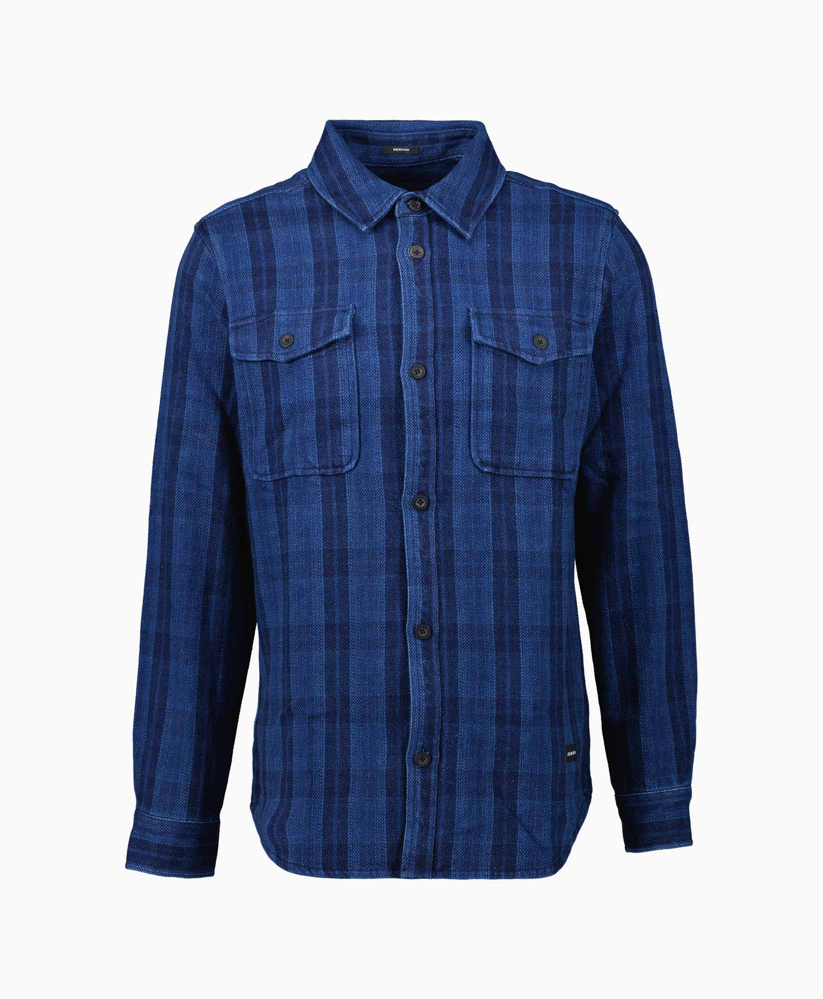 Denham Overhemd Branson Overshirt Ic Petrol