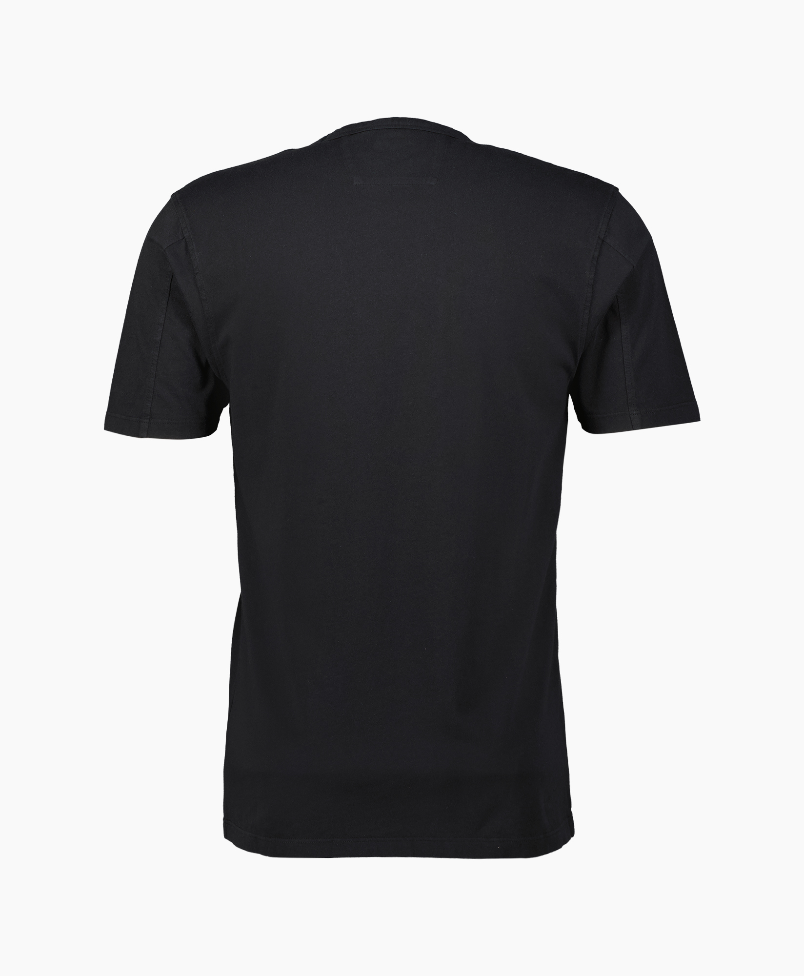 Cp Company T-shirt 24/1 Jersey Relaxed Garment Dye Zwart