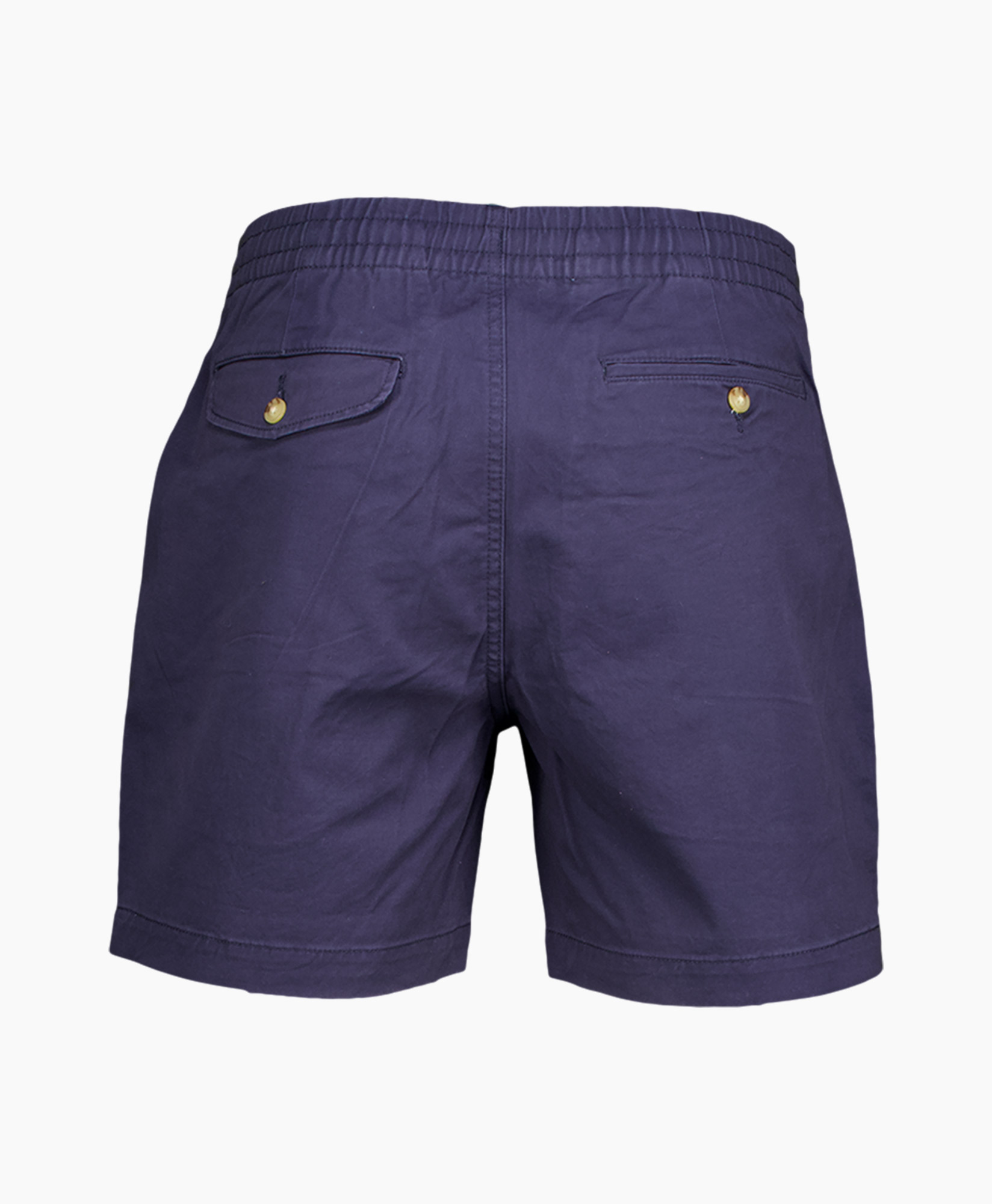 Korte Broek Stretch Twill Donker Blauw