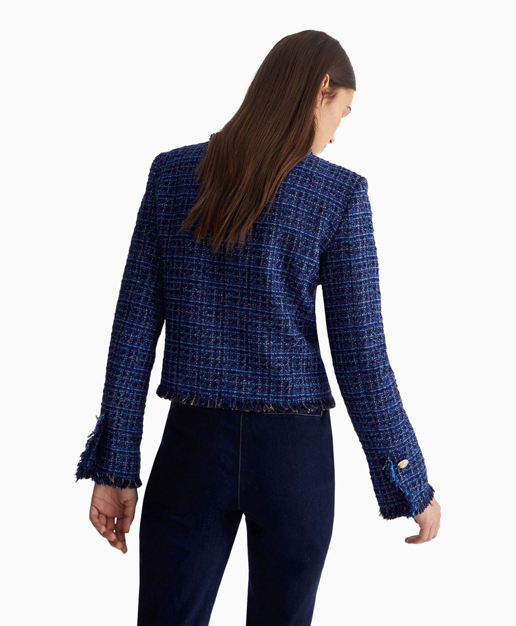 Liu Jo Blazer Sfrangiata Blauw