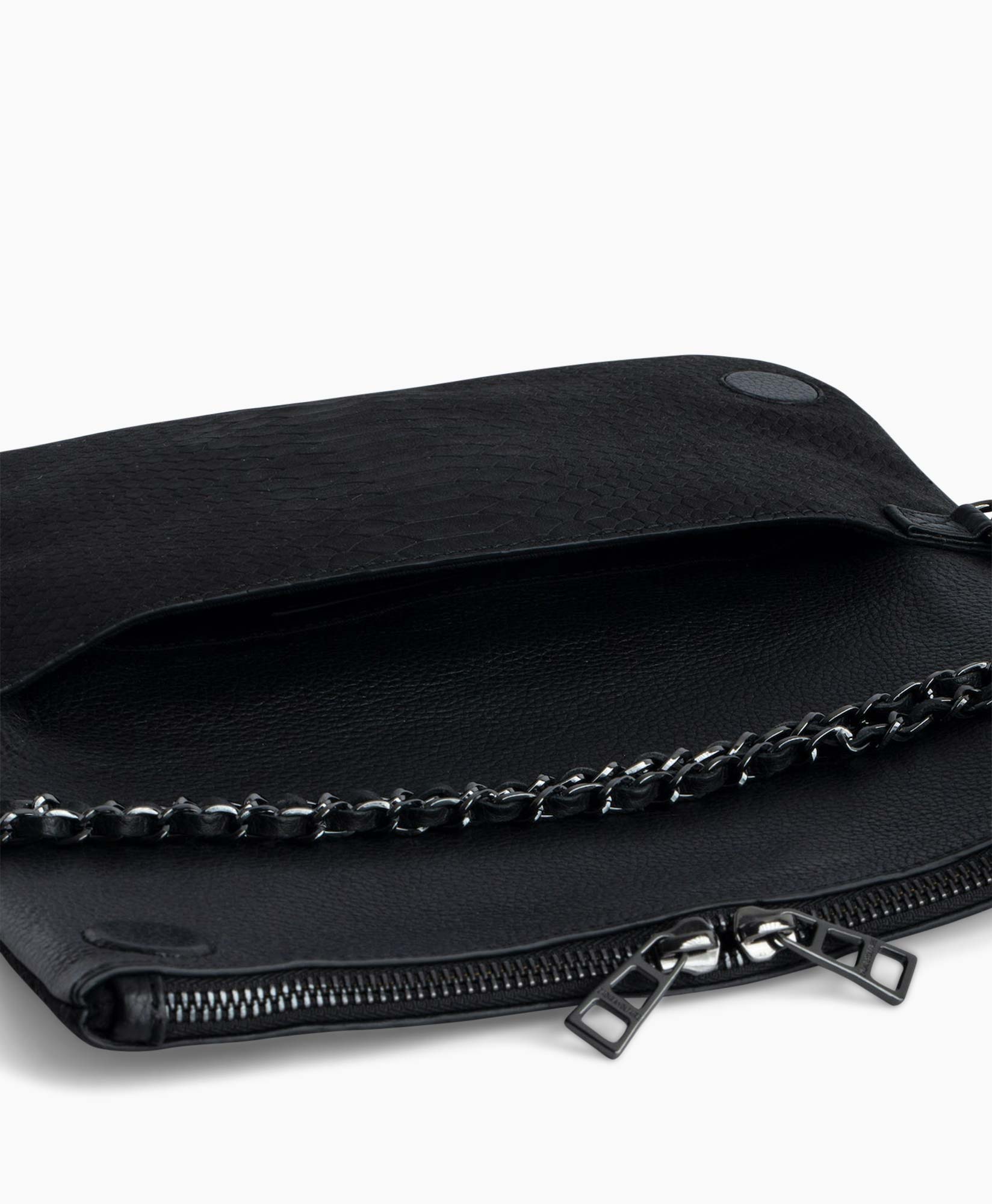 Zadig & Voltaire Crossbody Tas Lwba02223 Perm Zwart
