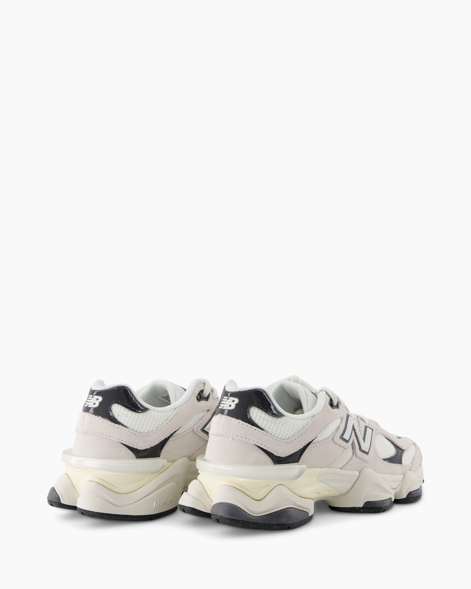 sneakers, mesh, suede, crème, midsole