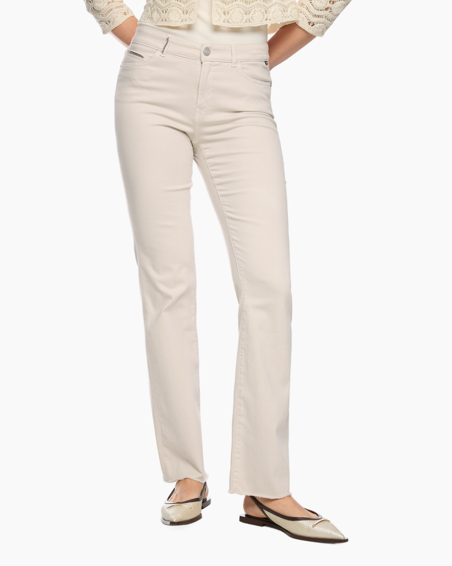 broek, beige, slim, rechthoekig, spijkerbroek