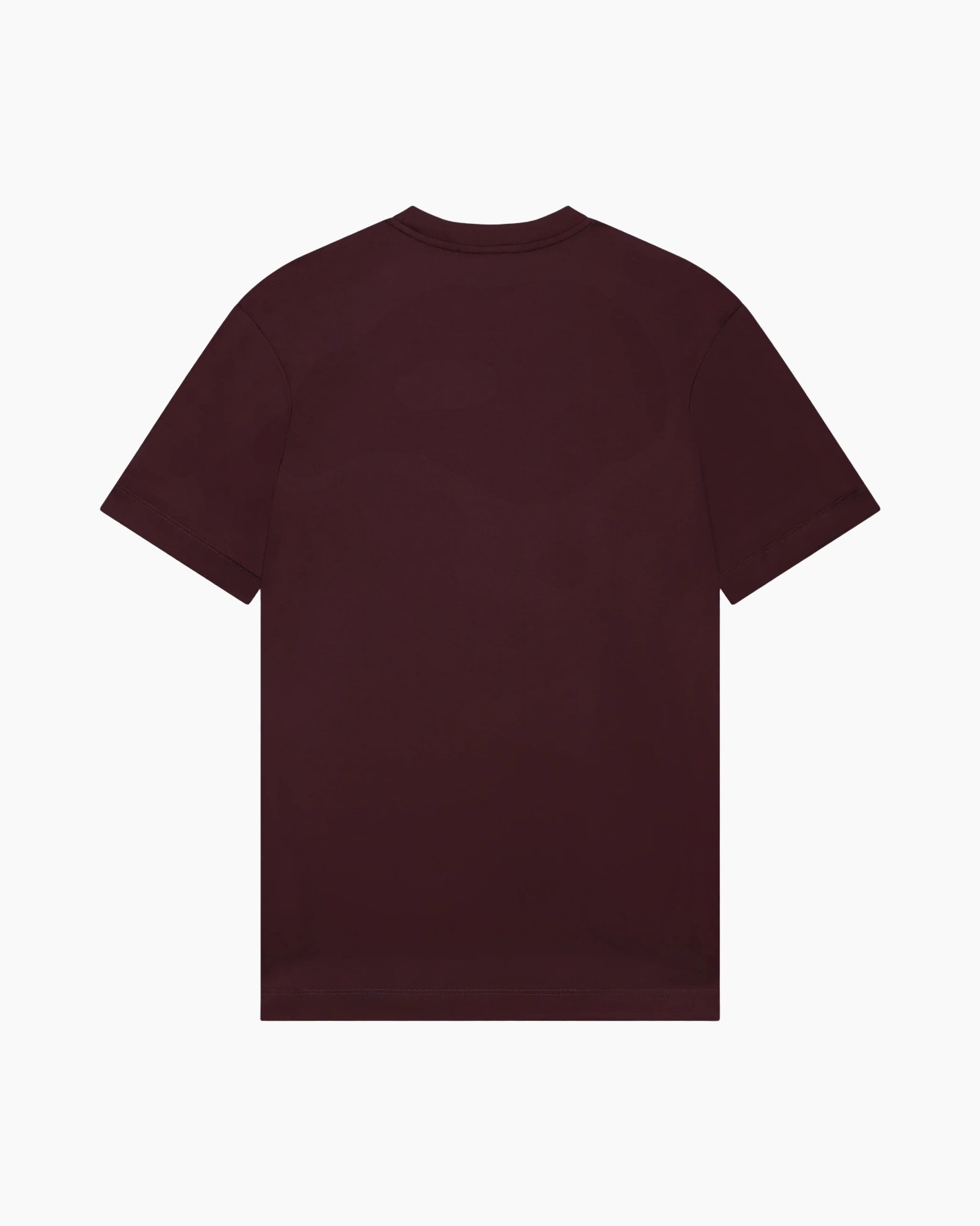 t-shirt, korte mouwen, crew nek, effen, bordeaux