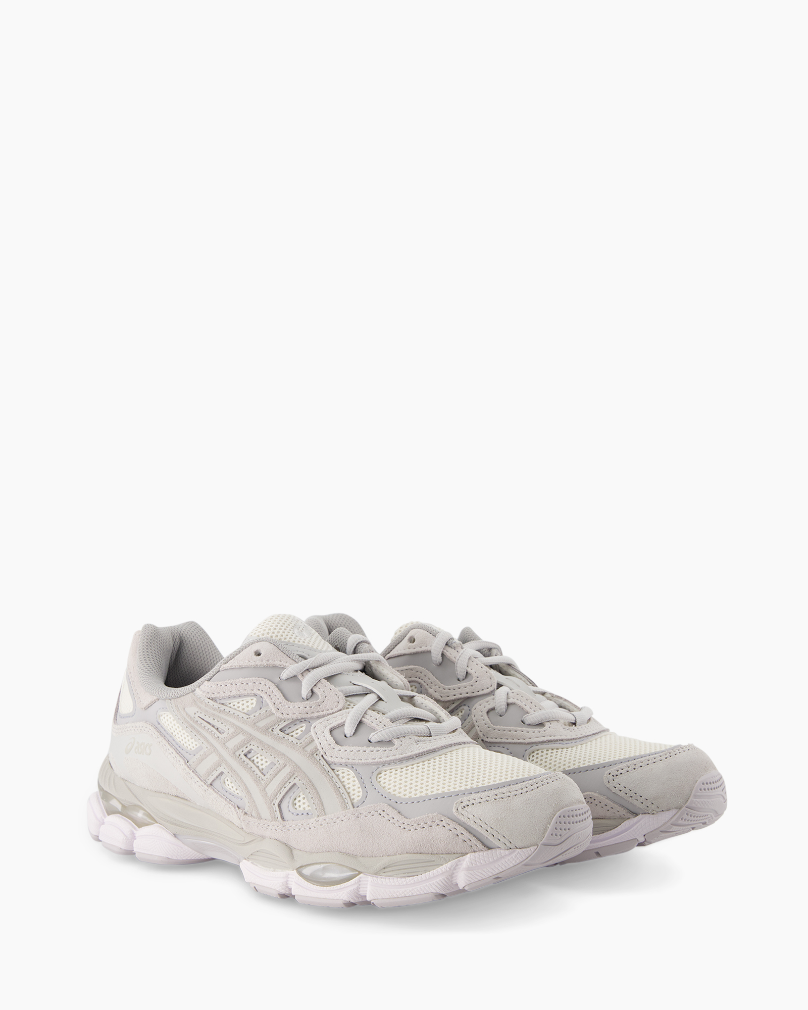 sneaker, athletisch, mesh, lichtgrijs, hardloopschoen