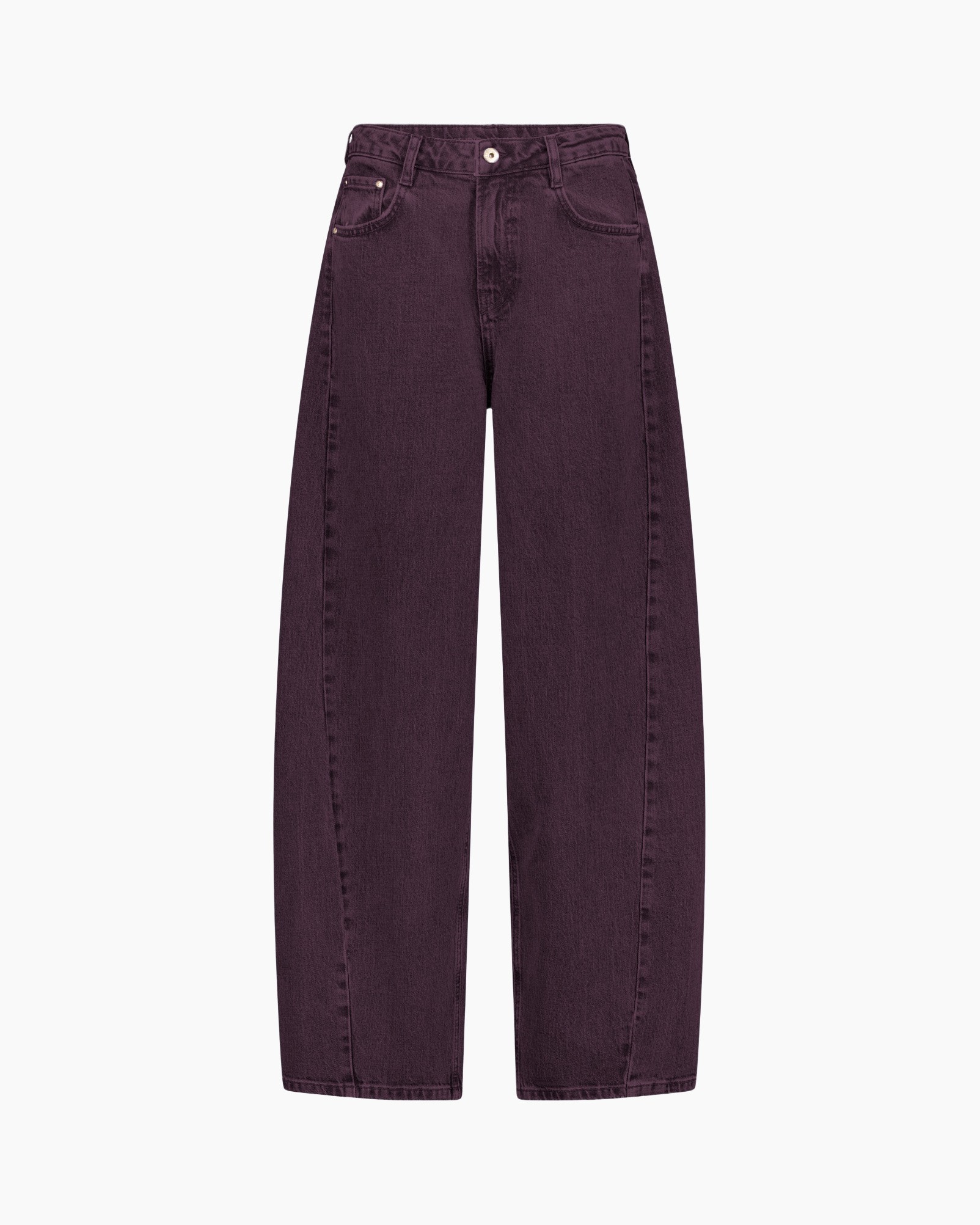 broek, wijdtlang, corduroy, burgundy, zakken