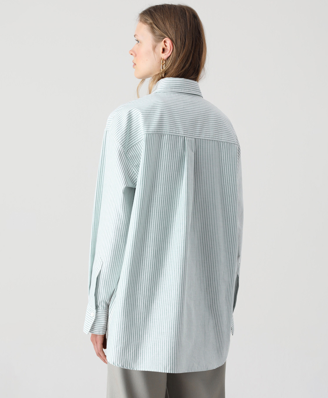 Blouse Shirt With Pockets Groen