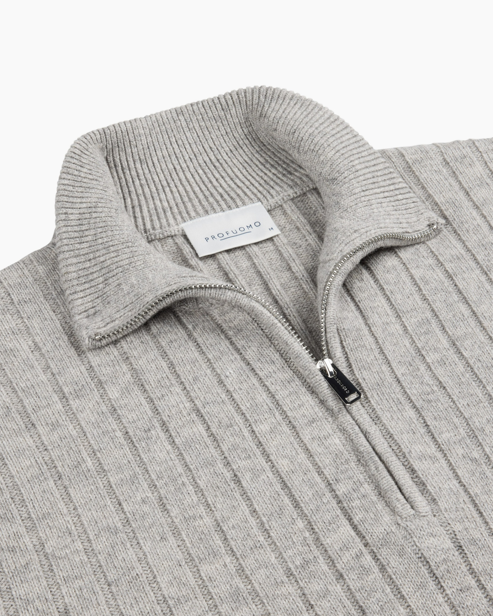 Trui  Half Zip L Gre Licht Grijs