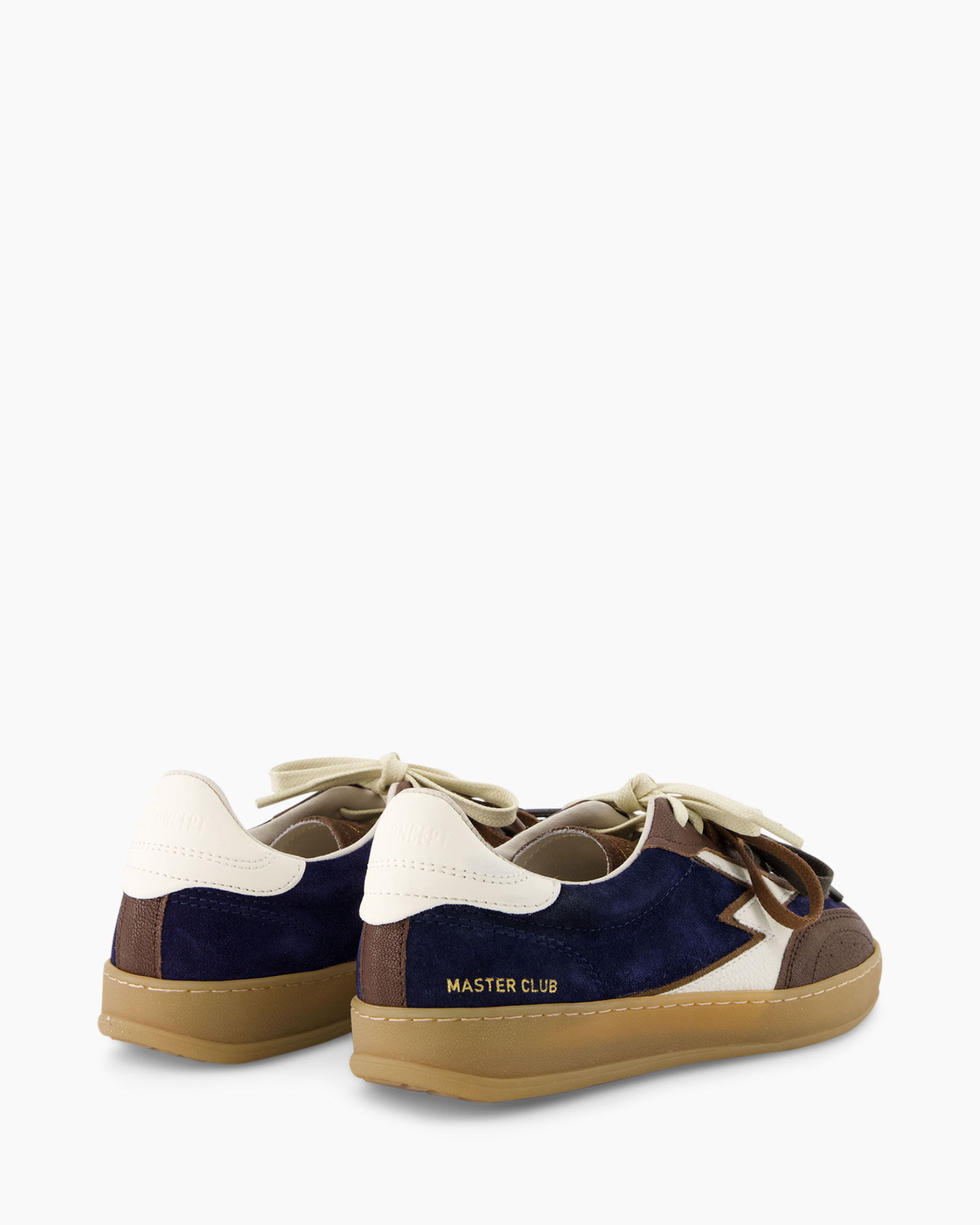 sneakers, casual, blauw, gumzool, veters