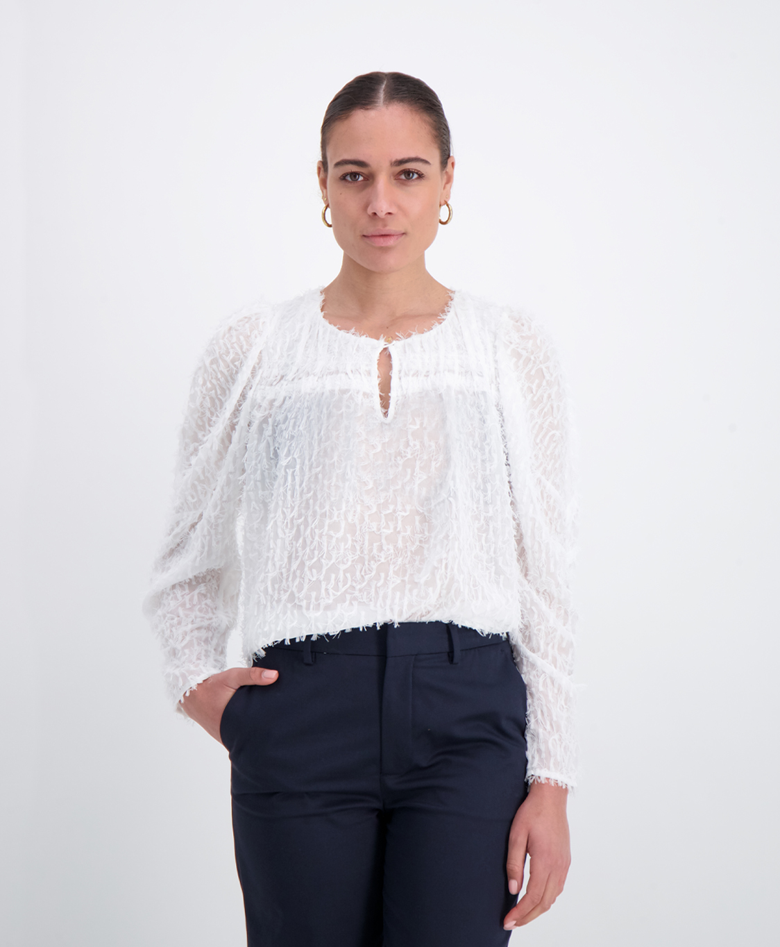 Munthe Blouse Jelanor Wit
