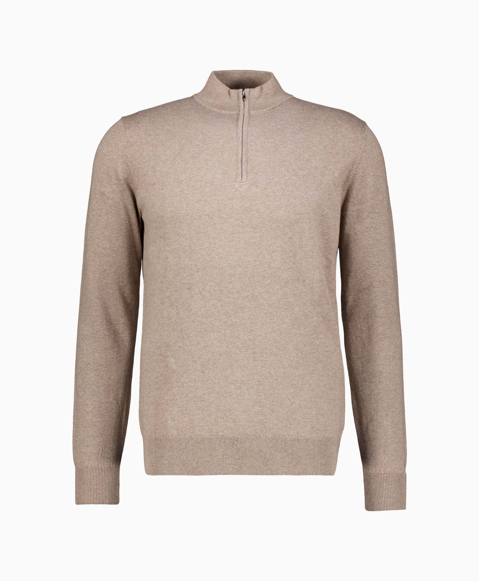 Sweater Half Zip Zand