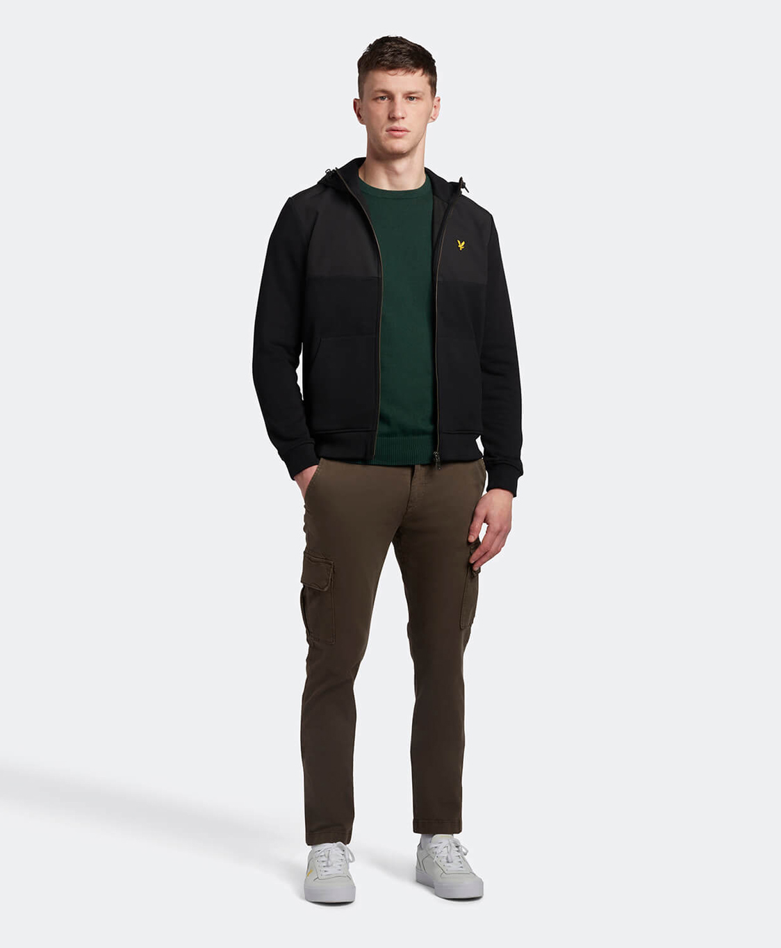 Lyle&scott Pullover Kn400vc Groen