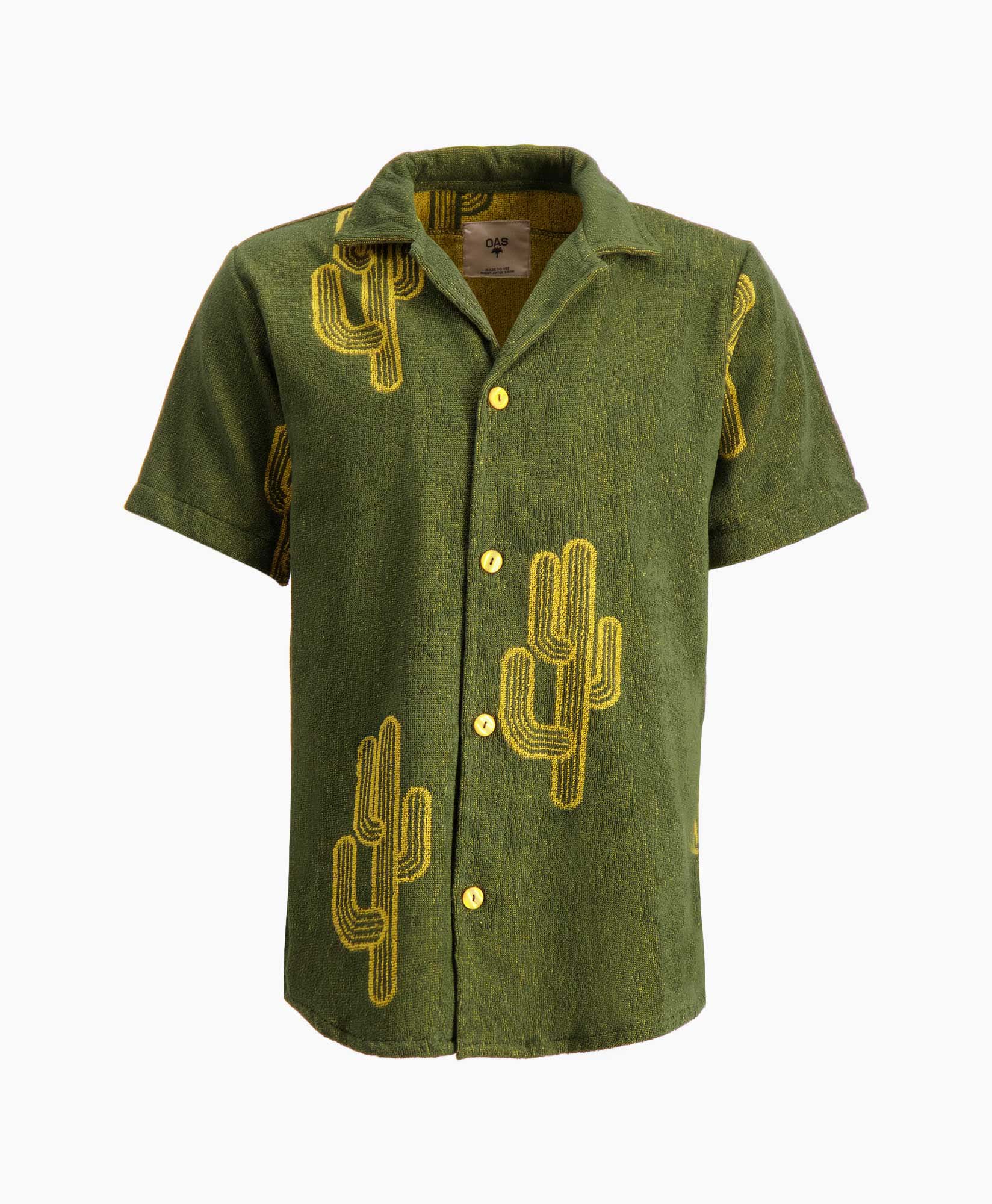 Oas Overshirt Mezcal Cuba Terry Print + 2 Kleurig